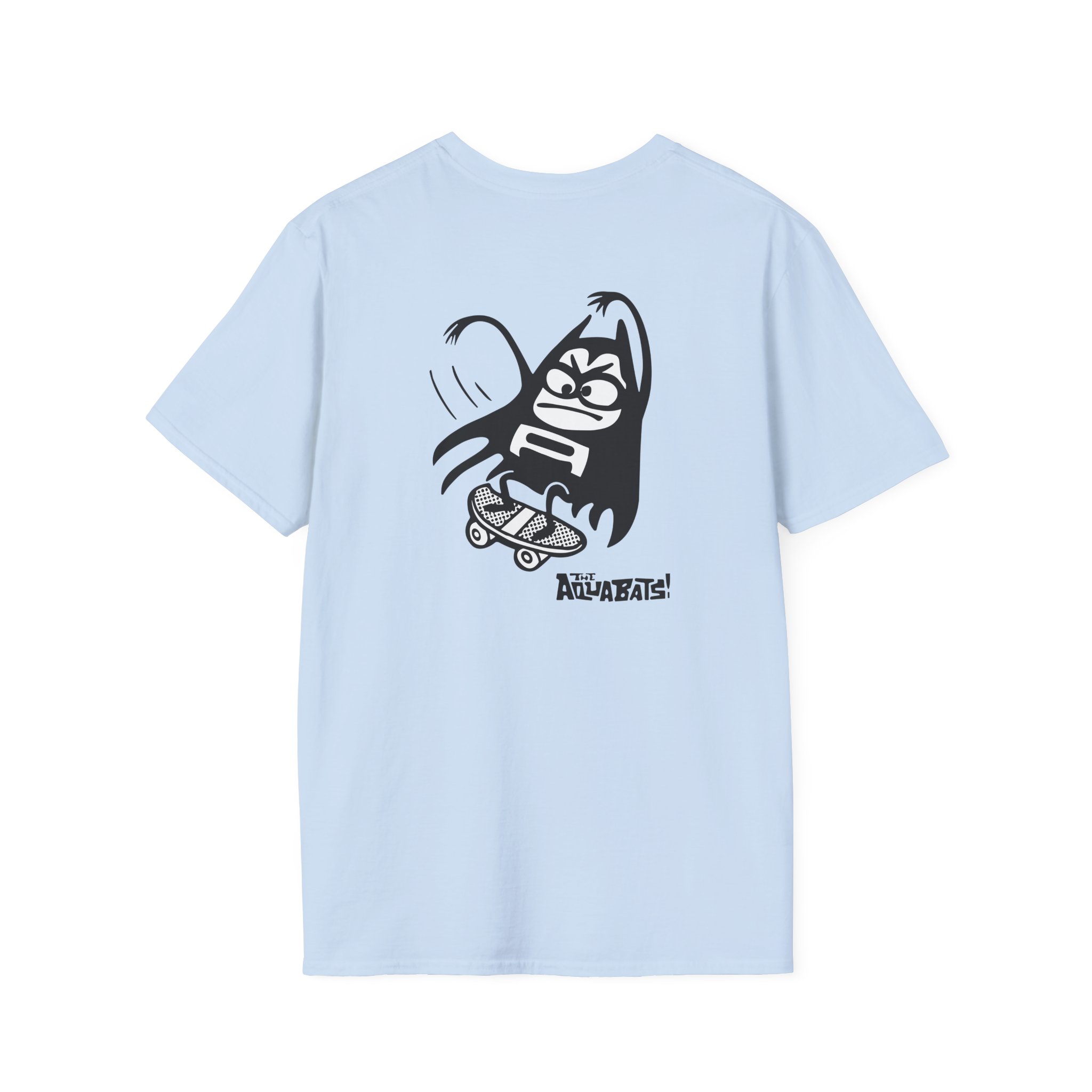 The Aquabats Lil Bat Skateboard Unisex Softstyle T-Shirt - Image 14