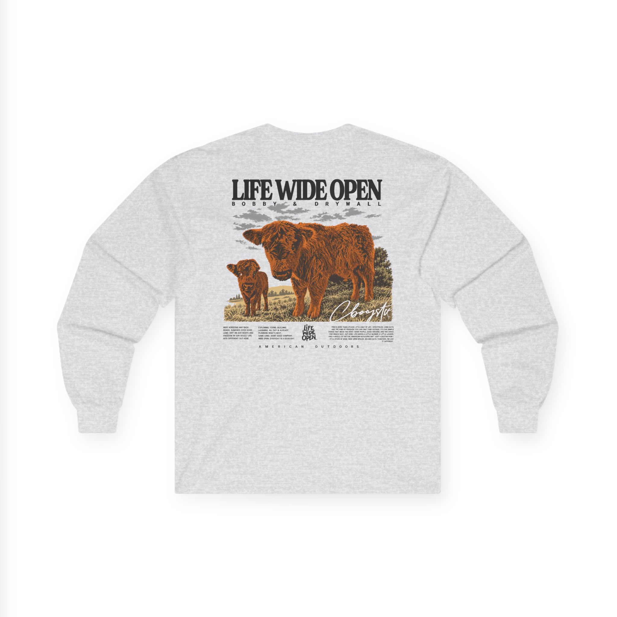 Cboystv Bobby Drywall Unisex Ultra Cotton Long Sleeve Tee - Image 4