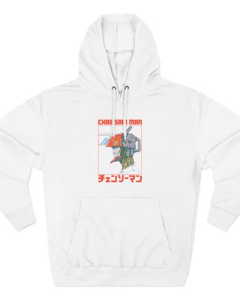 Chainsaw Man Three Tone Three-Panel Fleece Hoodie