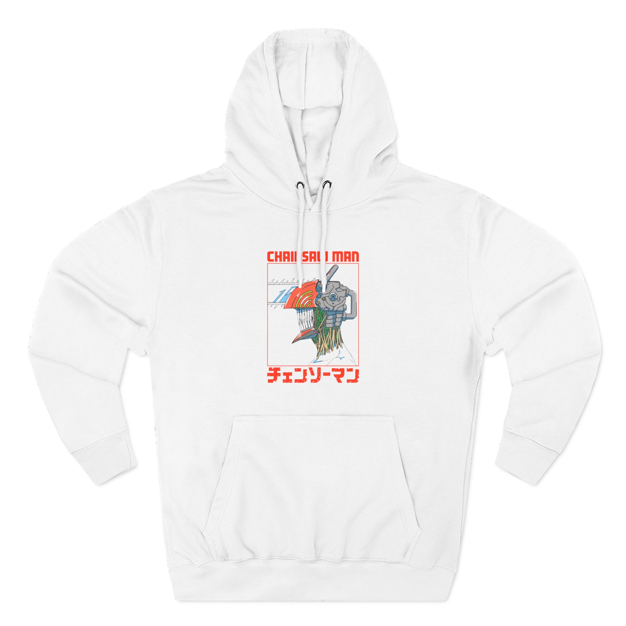 Chainsaw Man Three Tone Three-Panel Fleece Hoodie