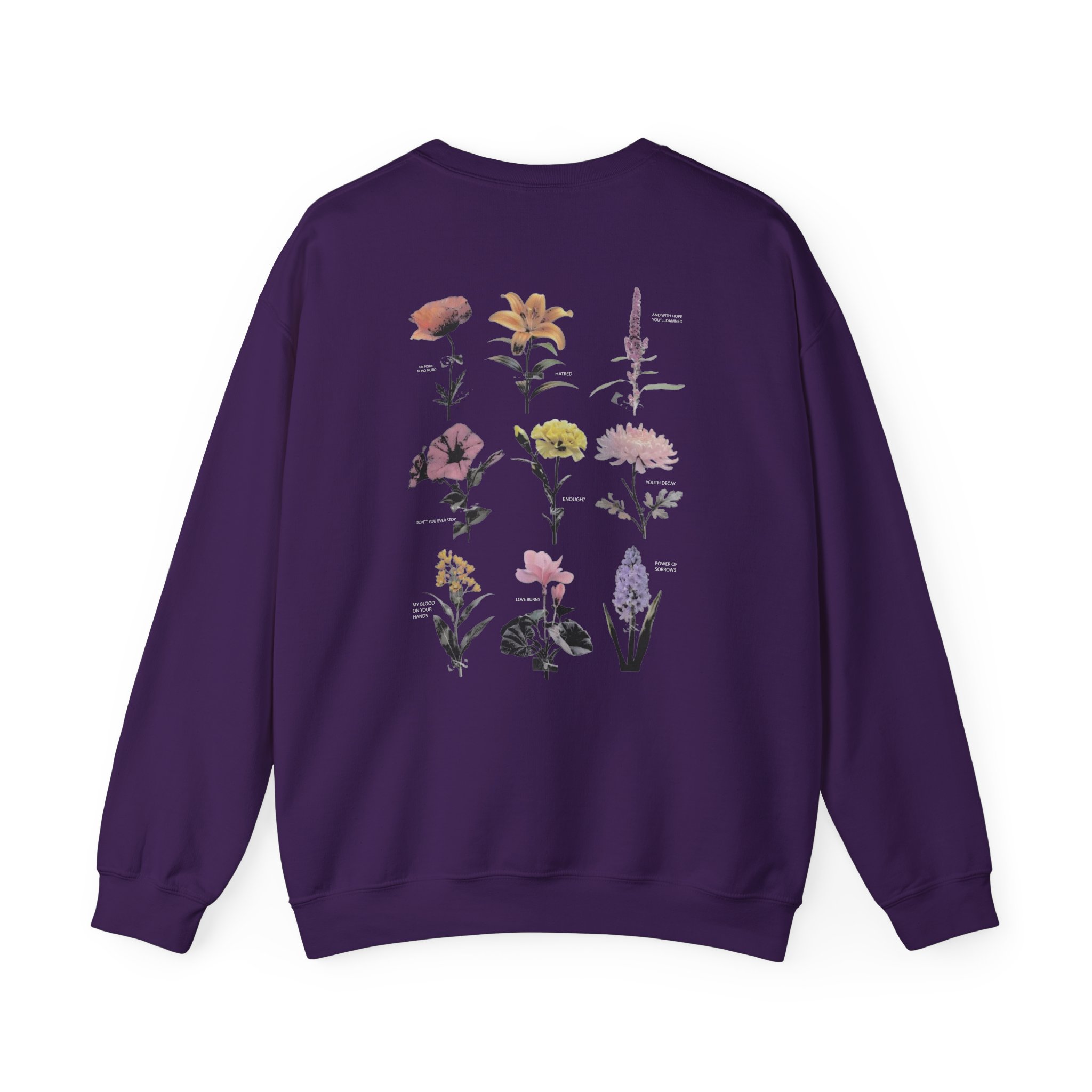 Paleface Swiss Hidden Flowers Unisex Heavy Blend™ Crewneck Sweatshirt - Image 16
