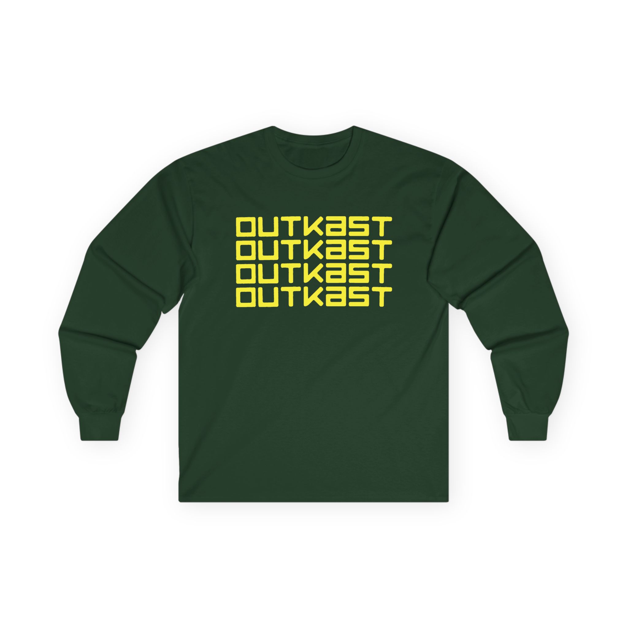Outkast Logo Repeat Unisex Ultra Cotton Long Sleeve Tee - Image 7