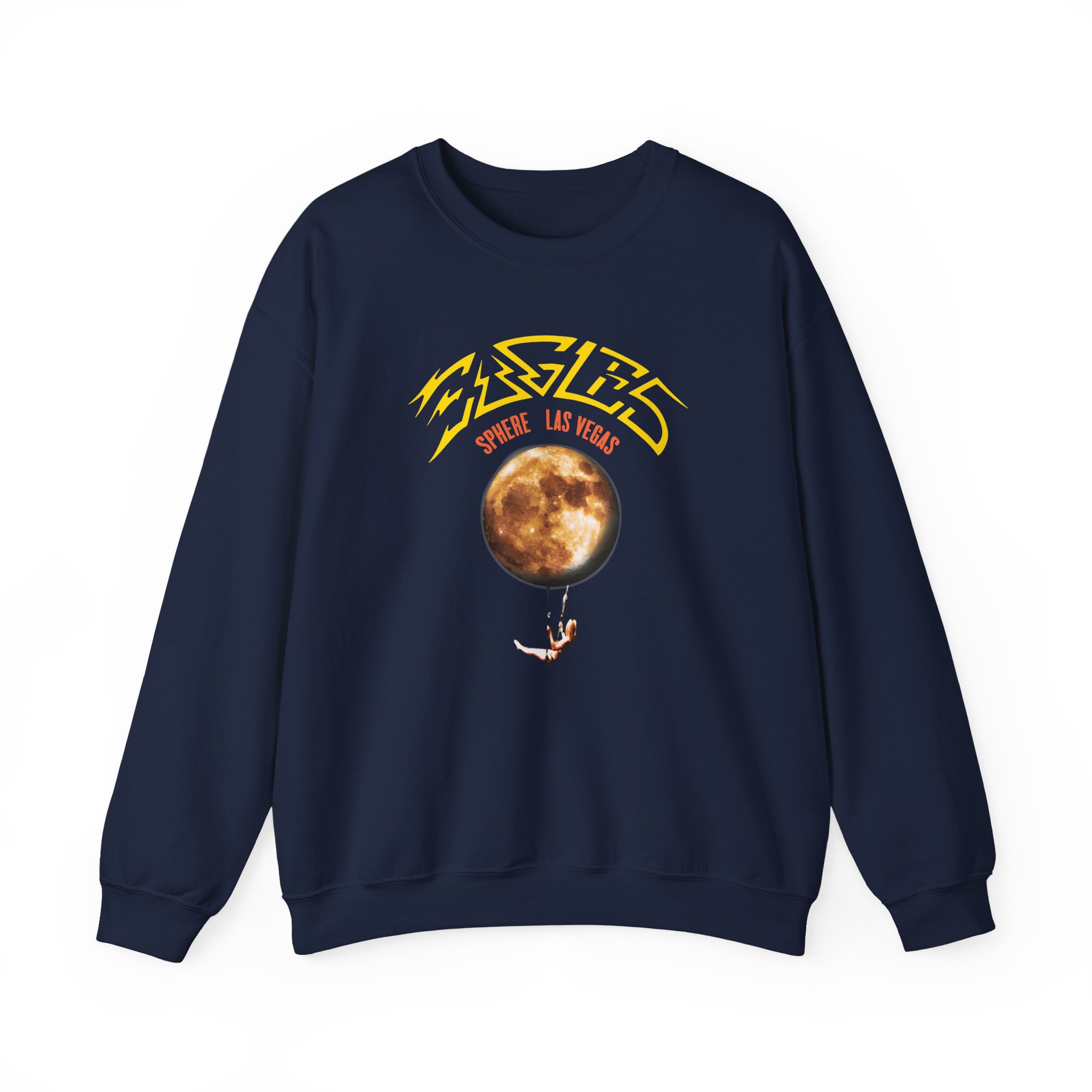 The Eagles Sphere Moon Trapeze Unisex Heavy Blend™ Crewneck Sweatshirt - Image 13