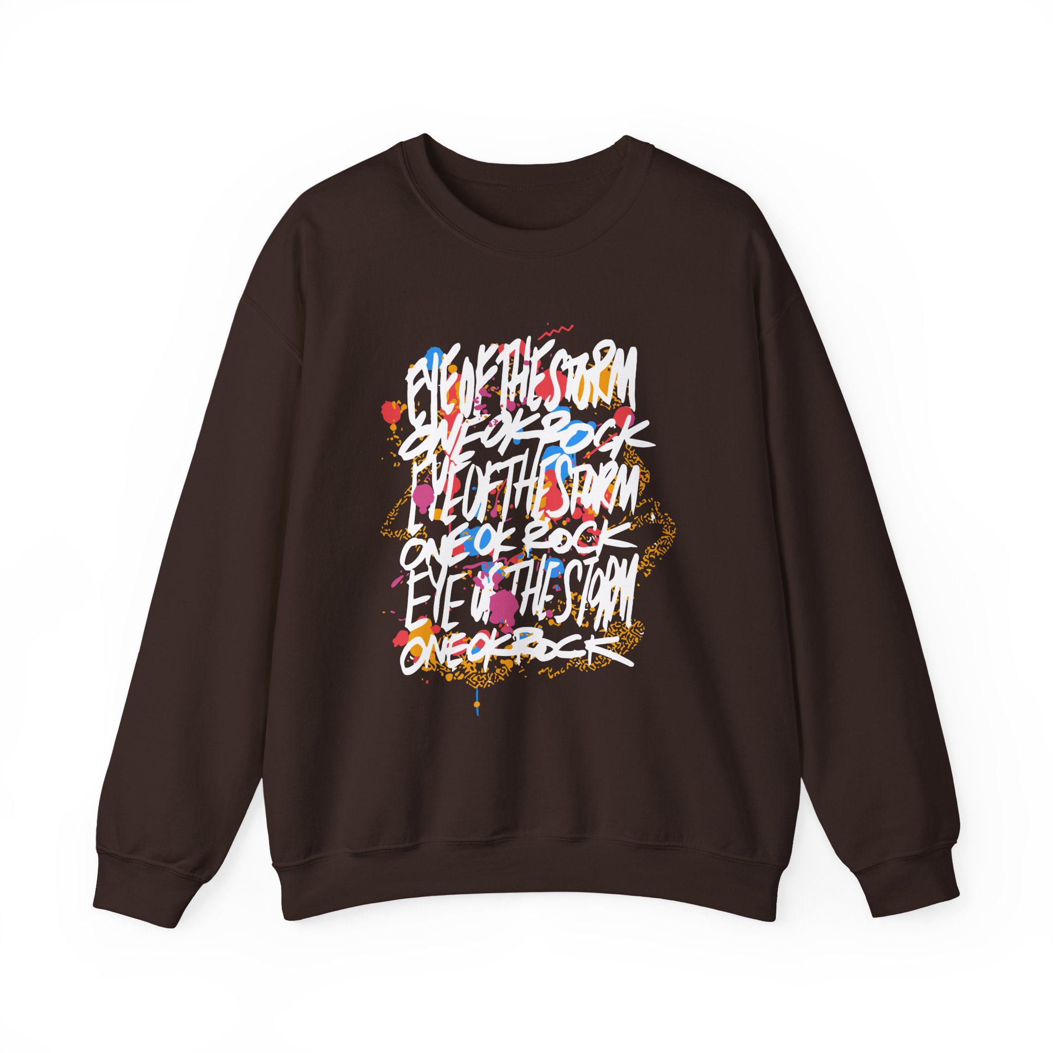 One Ok Rock Painted Storm Unisex Heavy Blend™ Crewneck Sweatshirt - Image 5