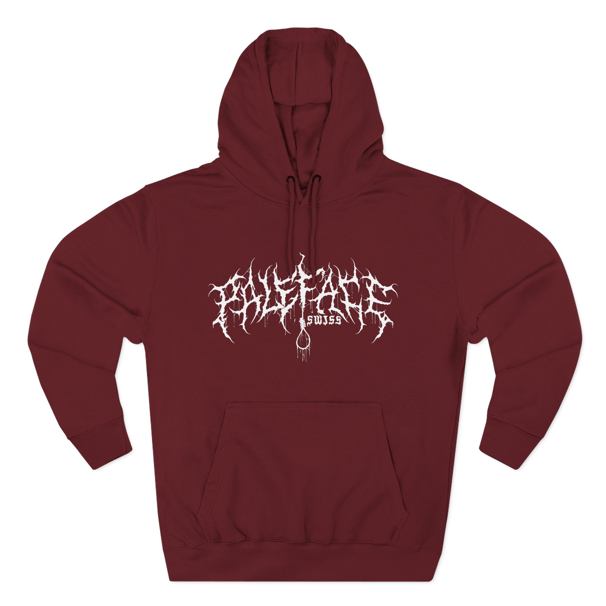 Paleface Swiss Edgy Halloween Three-Panel Fleece Hoodie - Image 9