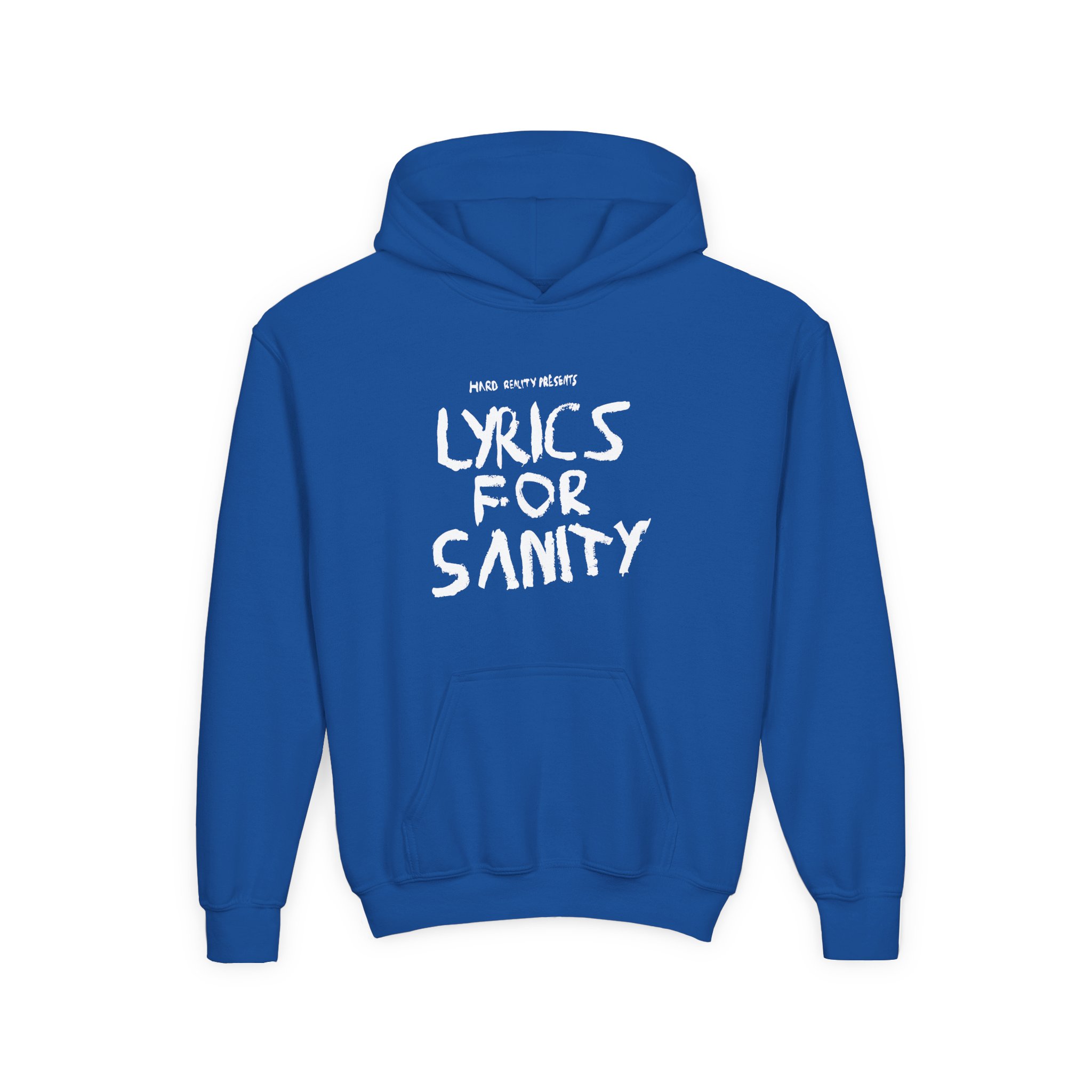 Songer Lyrics for Sanity Youth Heavy Blend Hooded Sweatshirt - Image 7