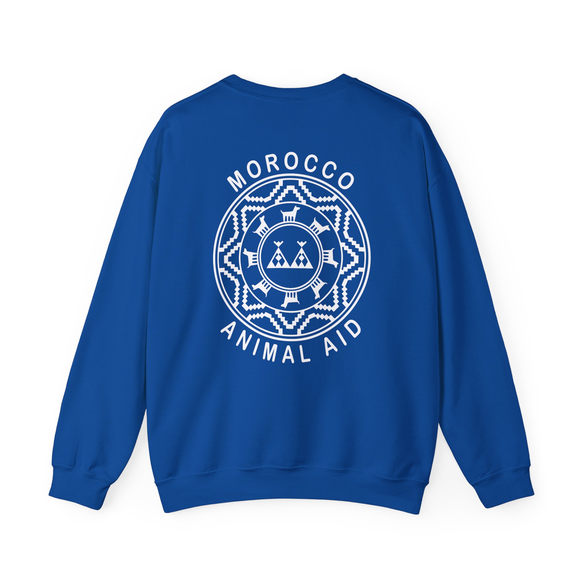 Kinging It Morocco Animal Aid Unisex Heavy Blend™ Crewneck Sweatshirt - Image 16