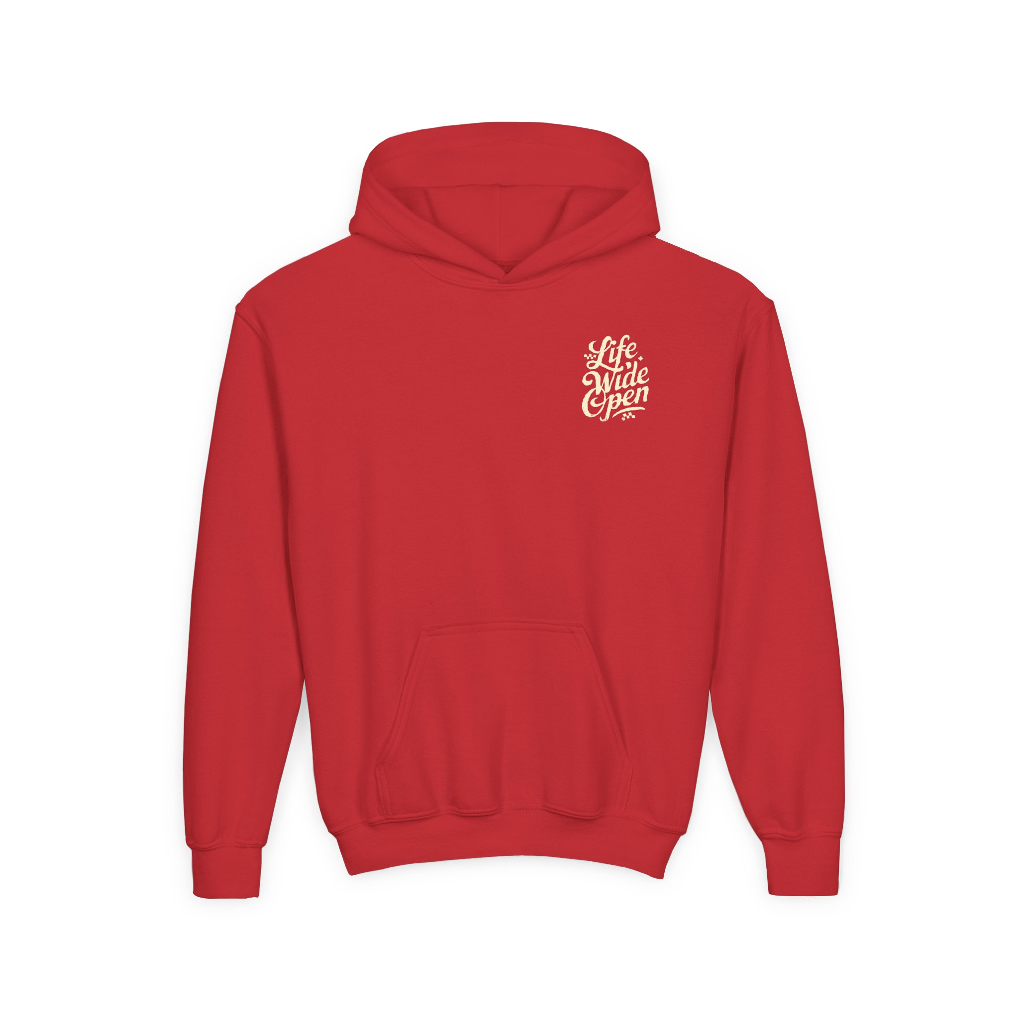 Cboystv Tan Script Youth Heavy Blend Hooded Sweatshirt - Image 15