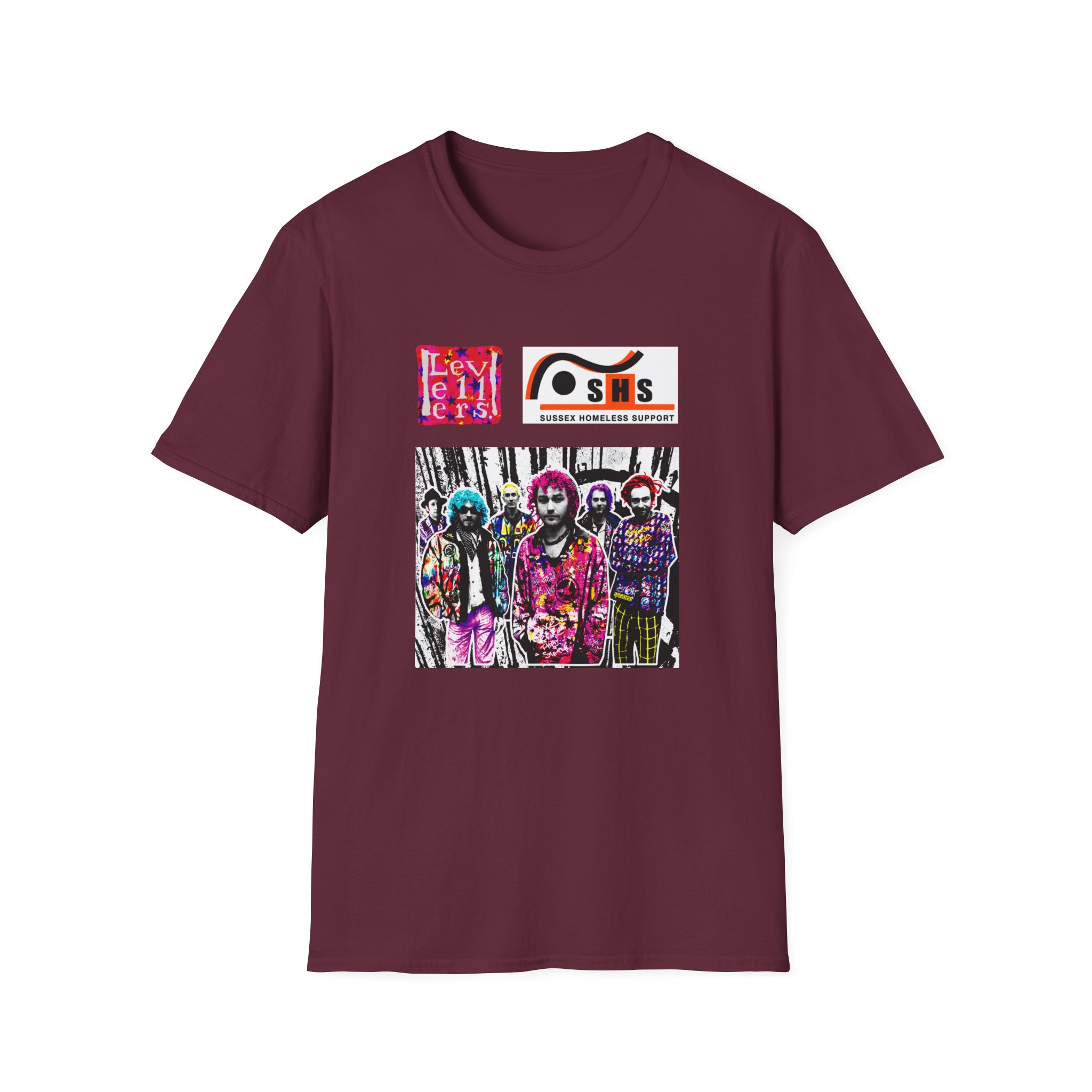 Levellers Postman Print Unisex Softstyle T-Shirt - Image 3