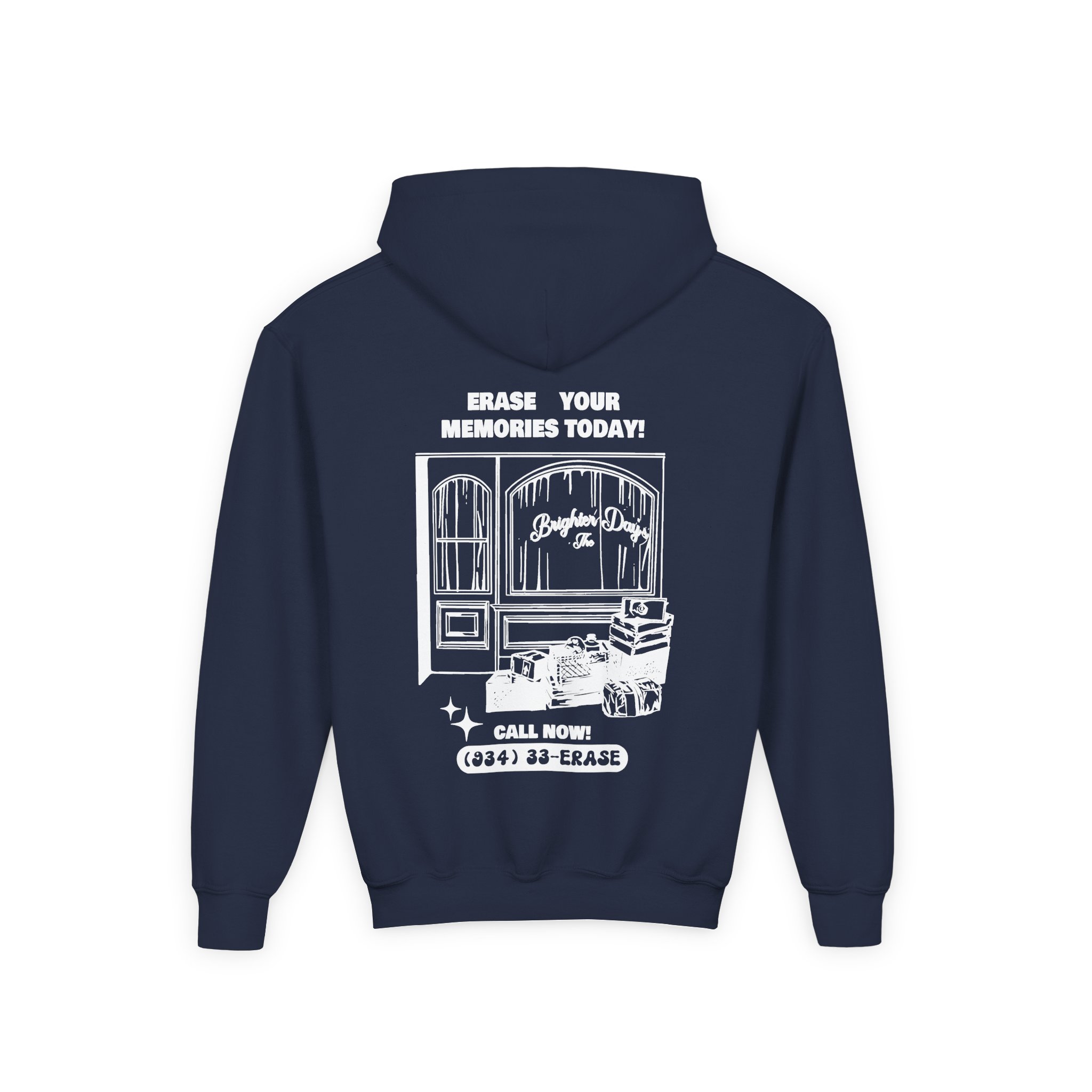 AG Brighter Days Storefront Youth Heavy Blend Hooded Sweatshirt - Image 10