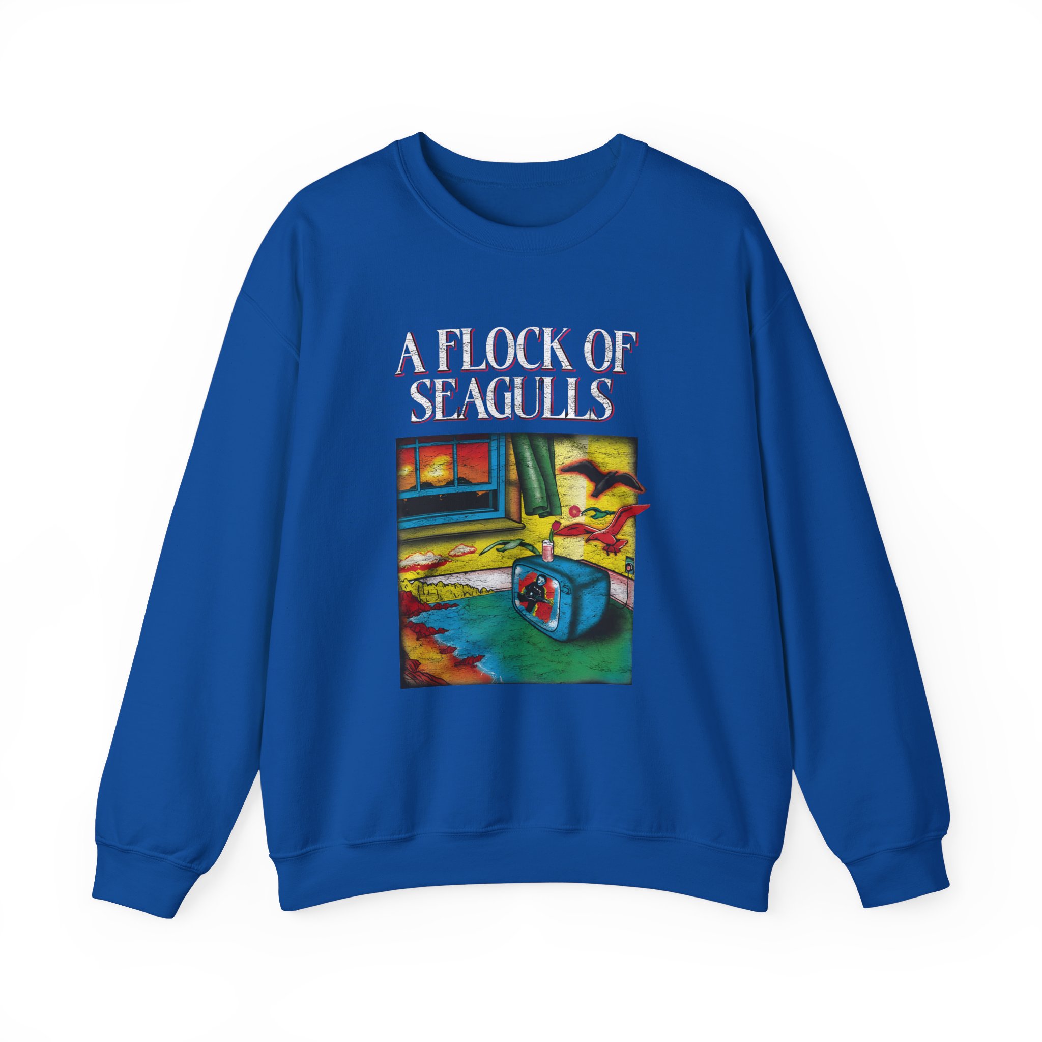 A Flock of Seagulls I Ran Tour Unisex Heavy Blend™ Crewneck Sweatshirt - Image 11