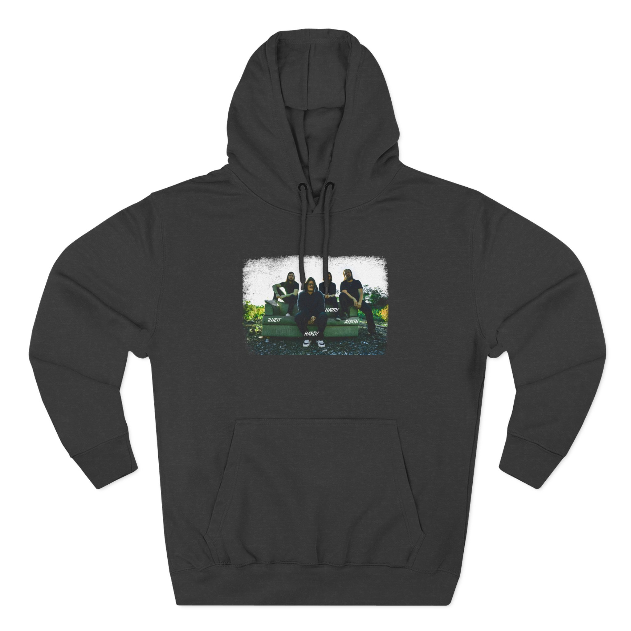 Hd Band Photo Three-Panel Fleece Hoodie - Image 3