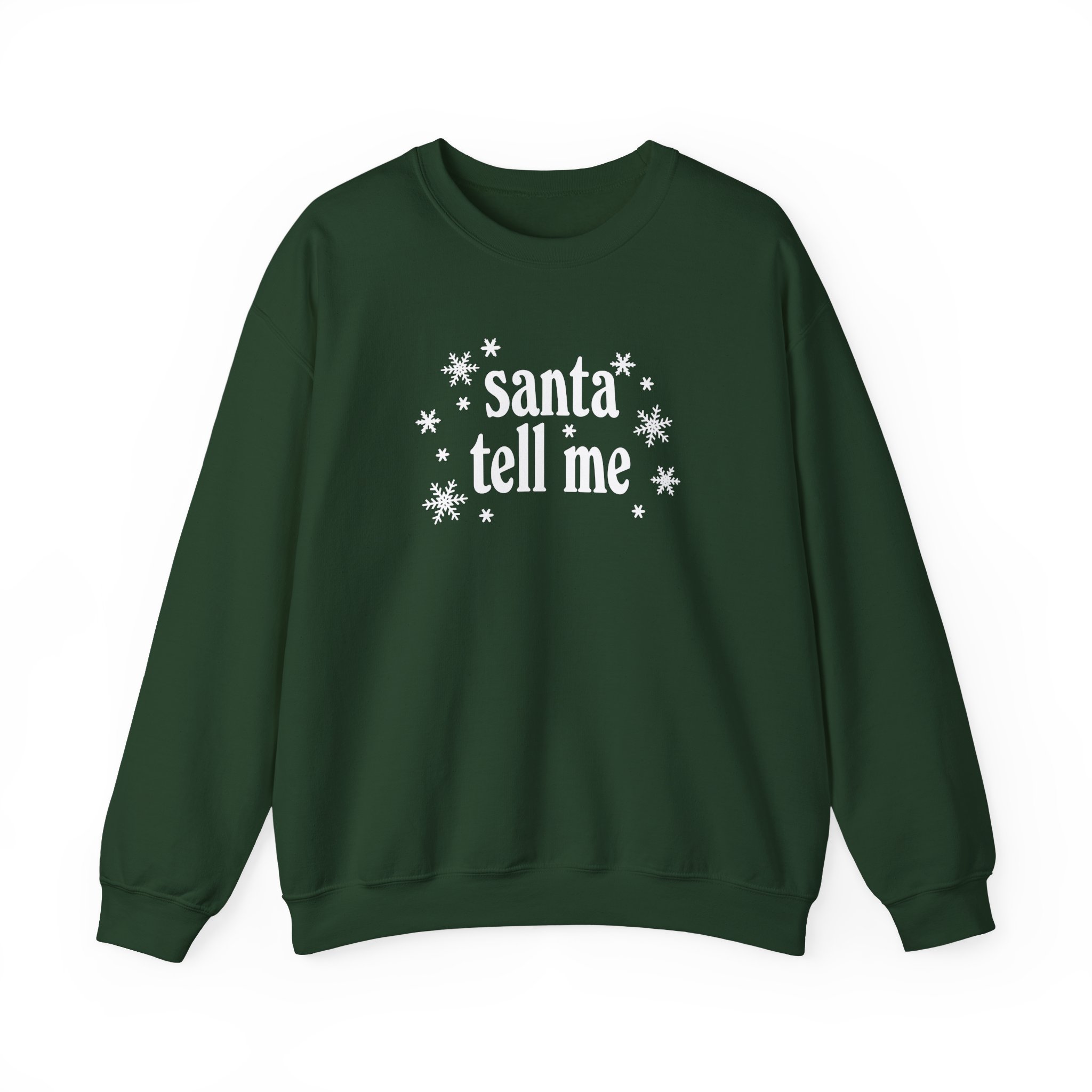AG Santa Tell Me Unisex Heavy Blend™ Crewneck Sweatshirt - Image 9