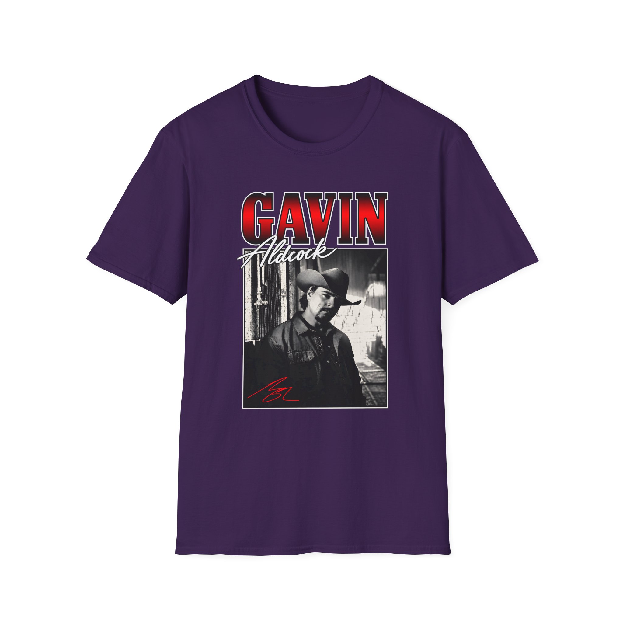 Gavin Adcock Signature Unisex Softstyle T-Shirt - Image 21