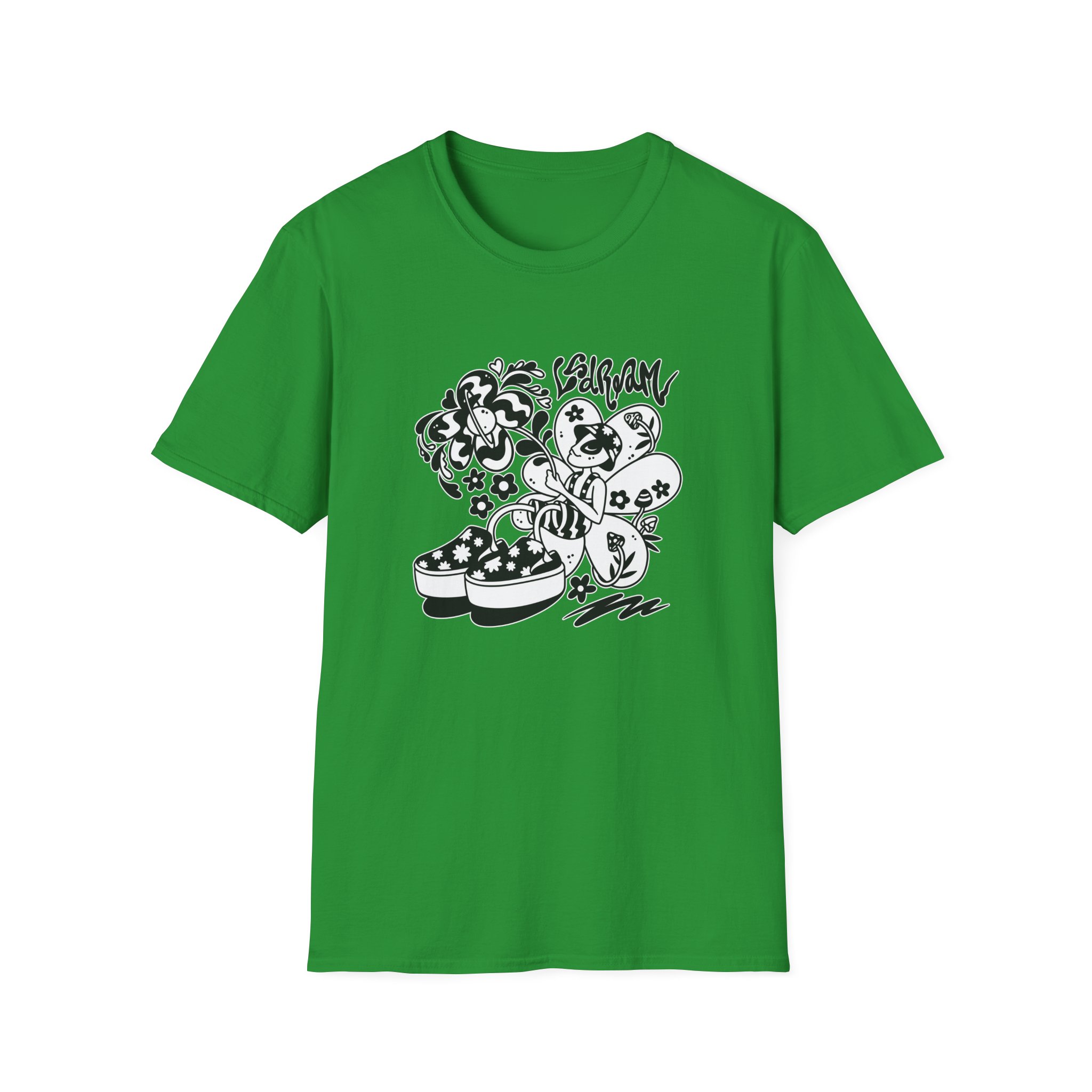 Lsdream Intergalactic Bloom Unisex Softstyle T-Shirt - Image 9