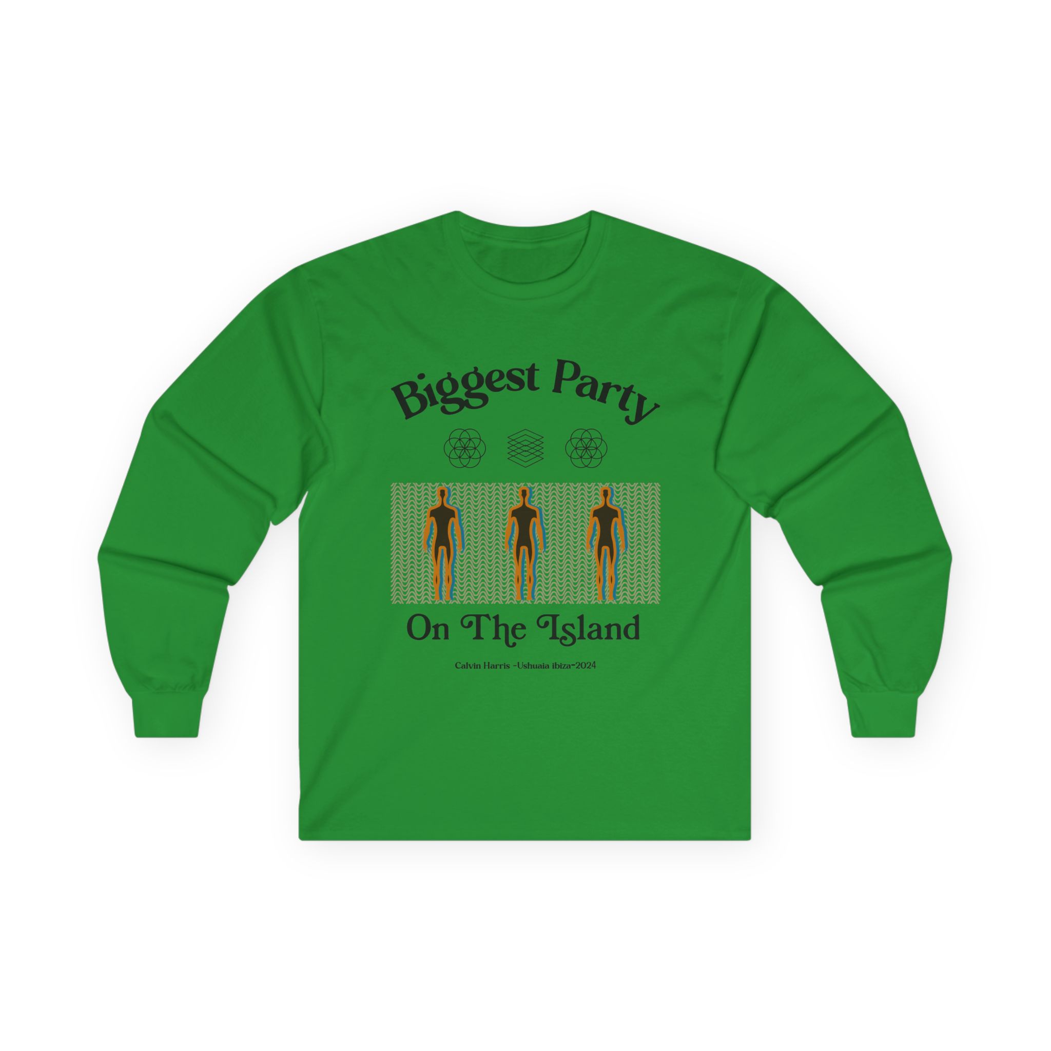 Calvin Harris Ushuaia Higher Island Party Unisex Ultra Cotton Long Sleeve Tee - Image 9