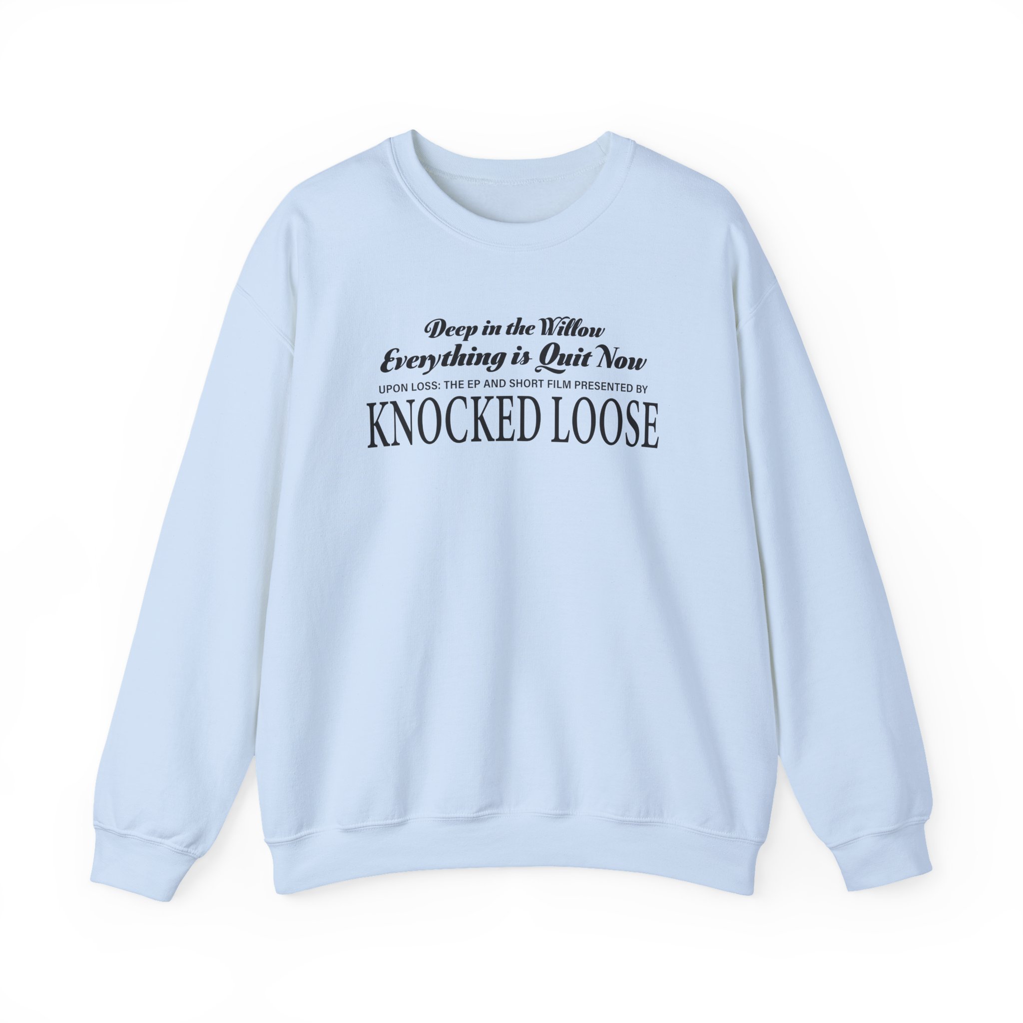 Knocked Loose Quiet Now Unisex Heavy Blend™ Crewneck Sweatshirt - Image 7
