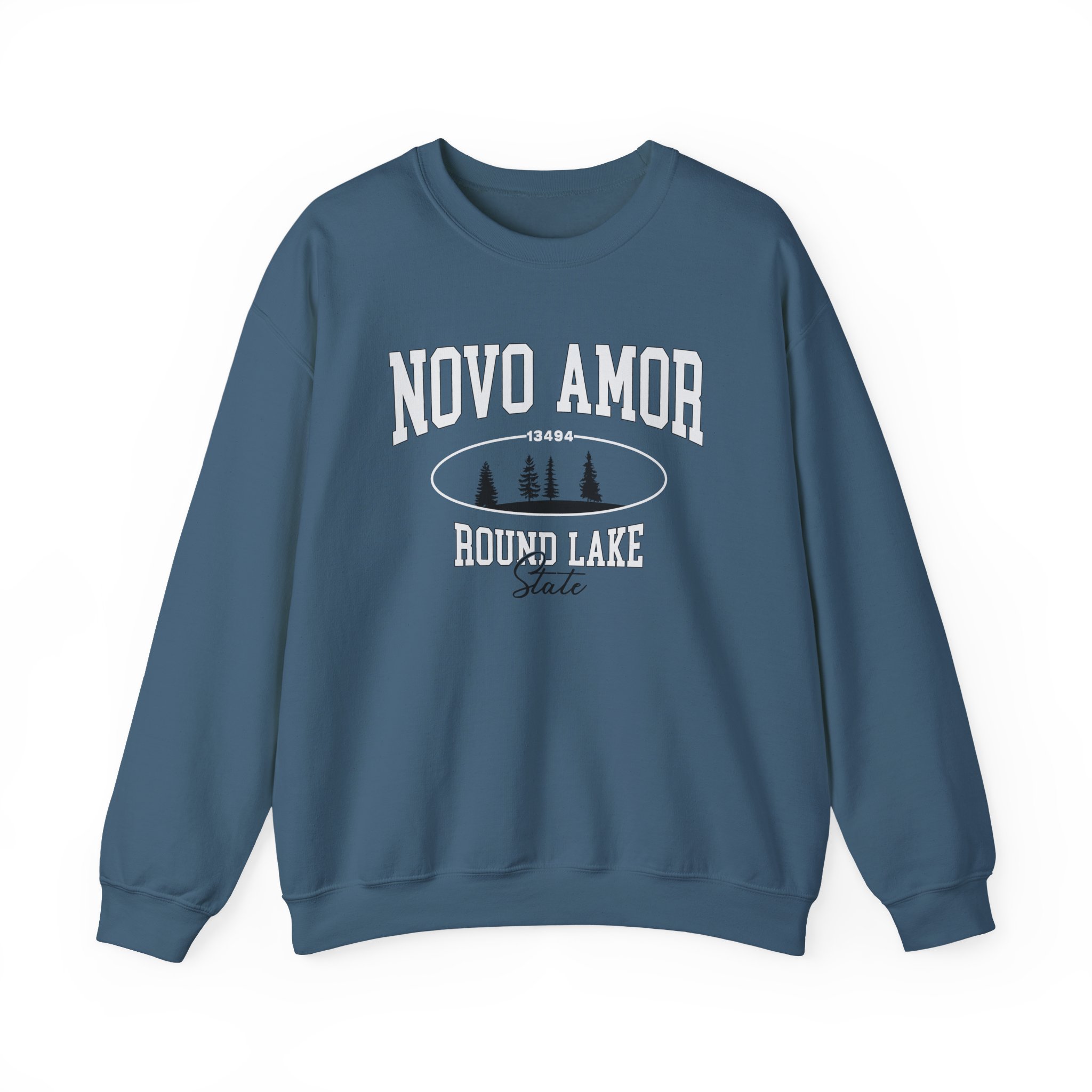 Novo Amor Round Lake State Unisex Heavy Blend™ Crewneck Sweatshirt - Image 9