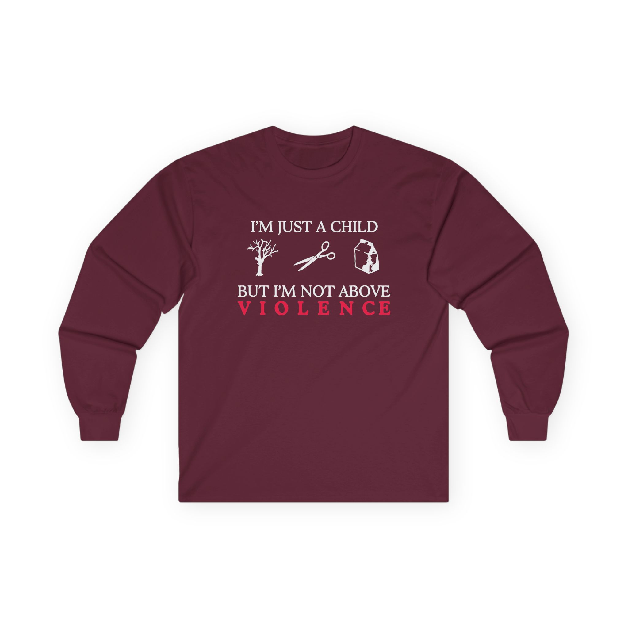 Ethel Cain Not Above Violence Unisex Ultra Cotton Long Sleeve Tee - Image 5