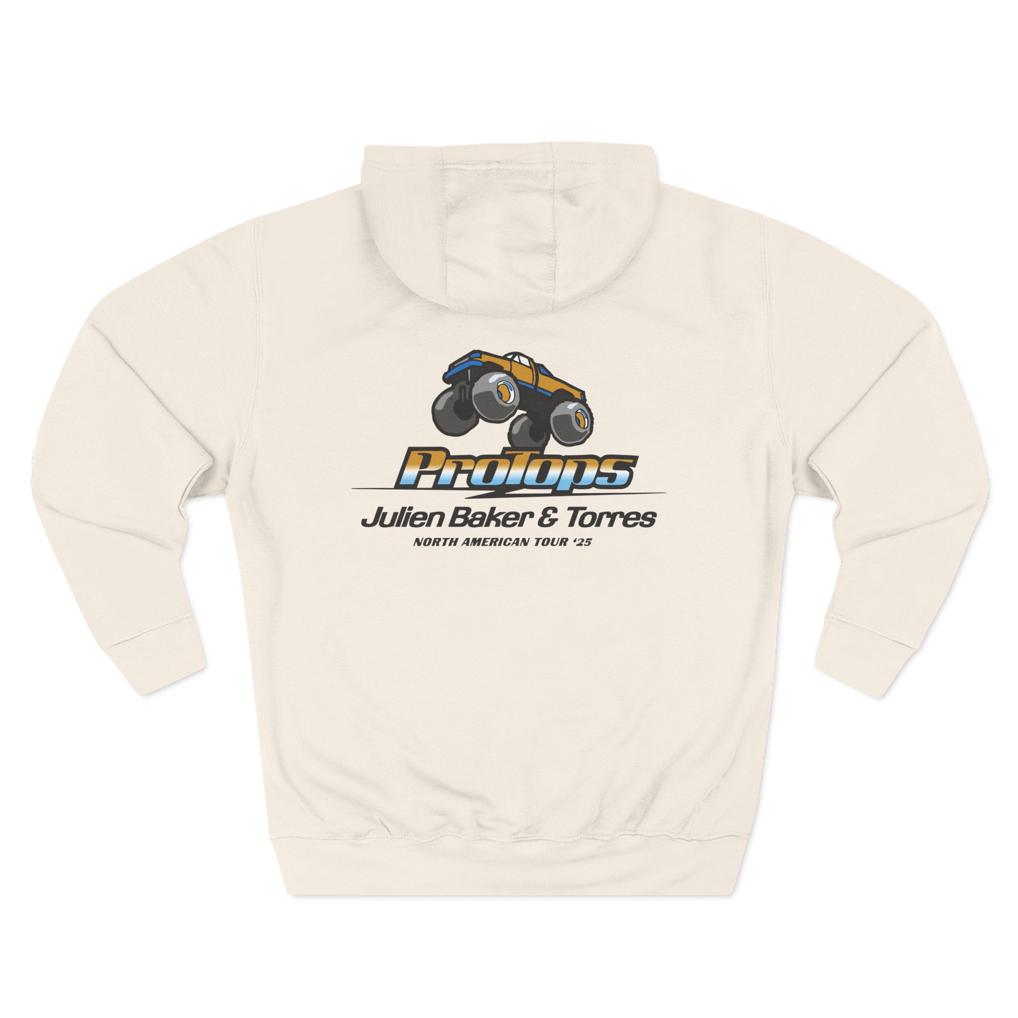 Julien Baker Protops Monster Truck Three-Panel Fleece Hoodie - Image 4