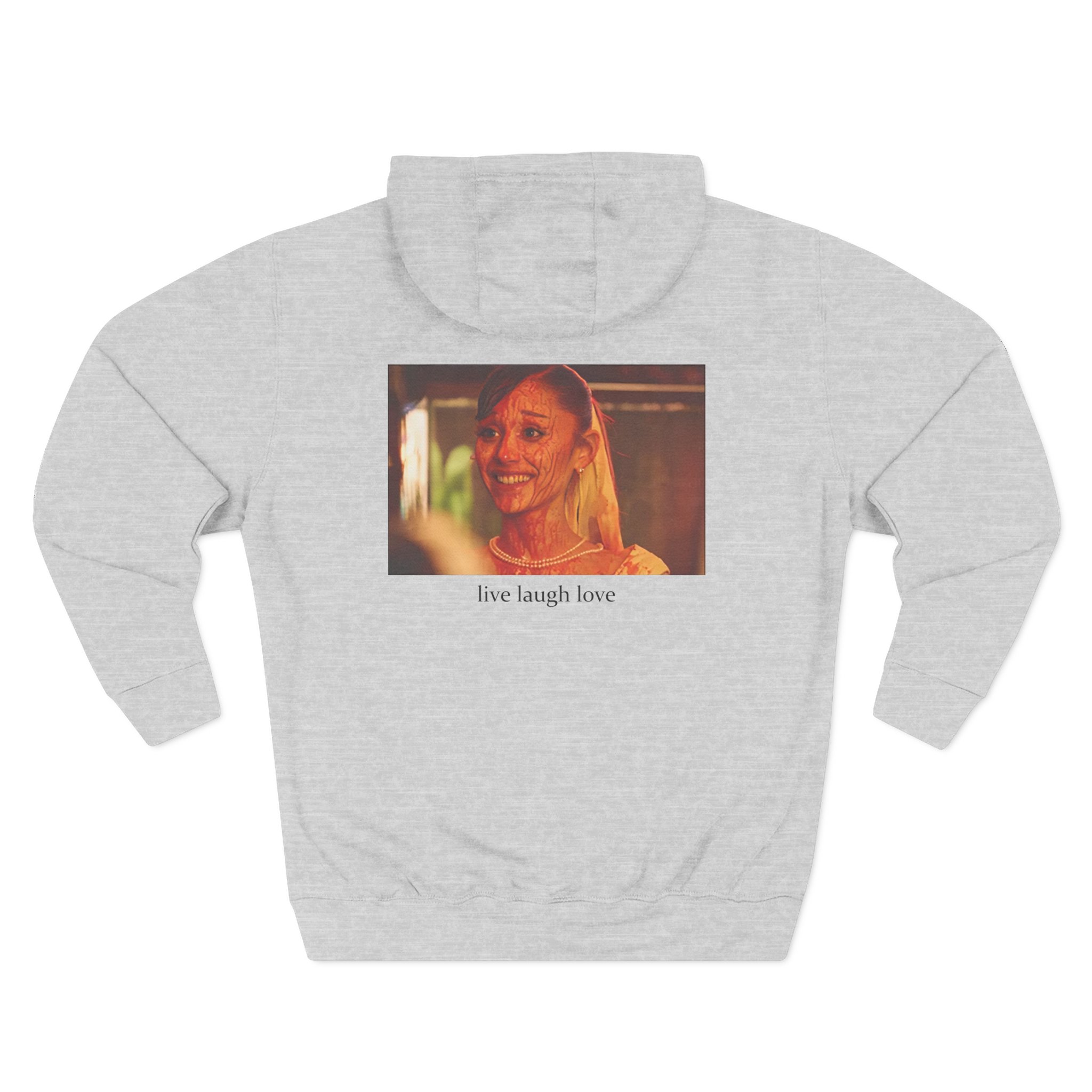 AG petal live laugh love Three-Panel Fleece Hoodie - Image 4