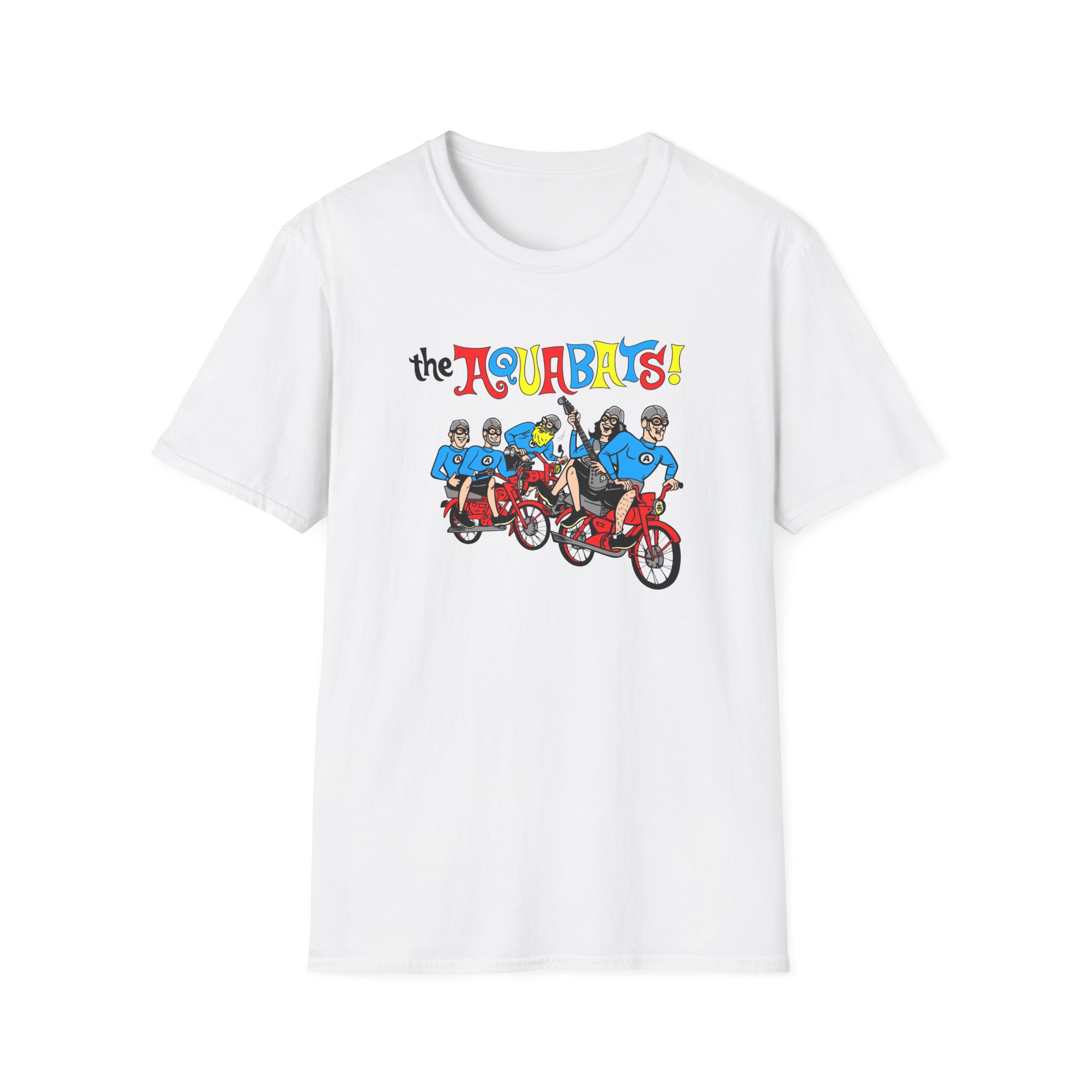 The Aquabats on a Bike! Unisex Softstyle T-Shirt