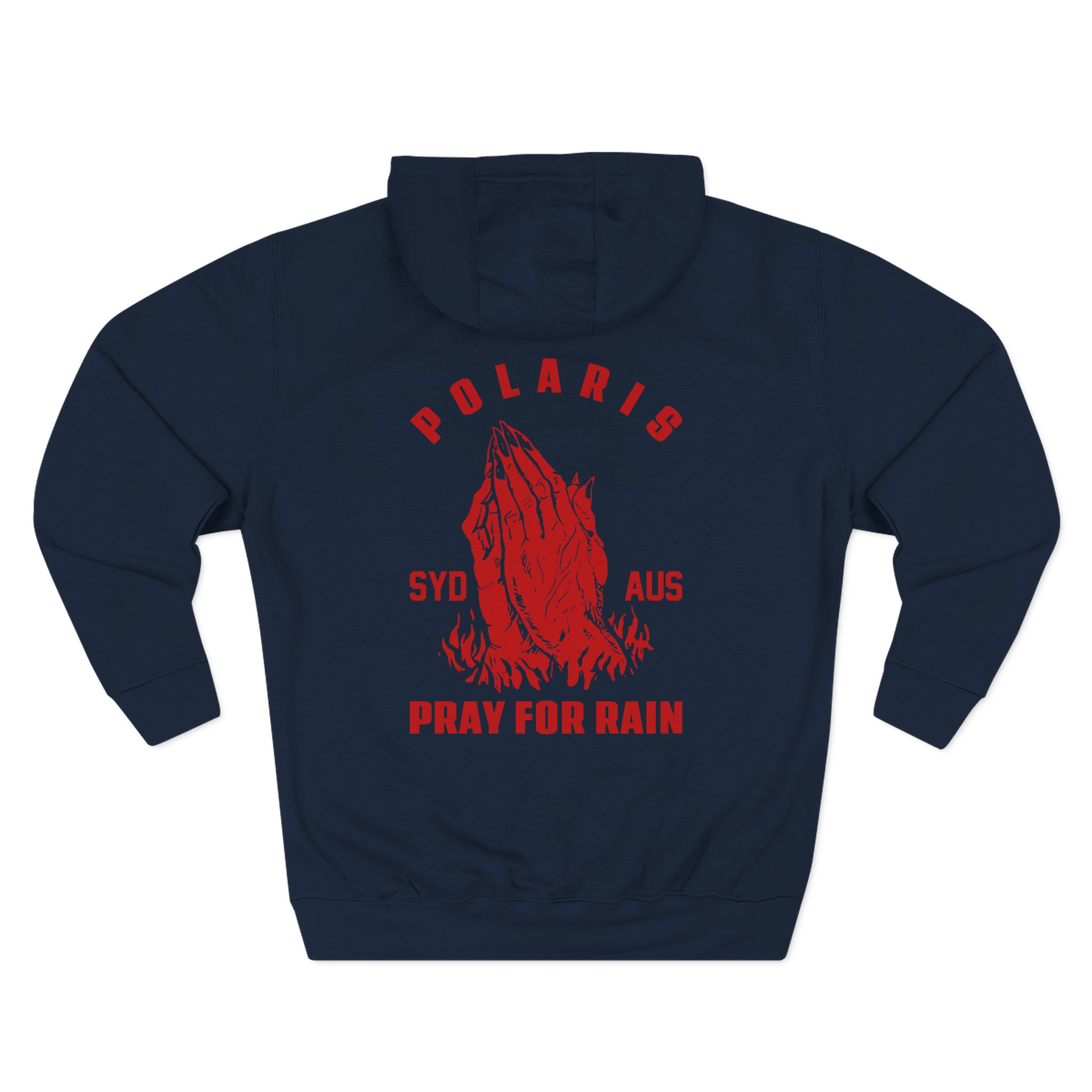 Polaris Pray for Rain Three-Panel Fleece Hoodie - Image 8