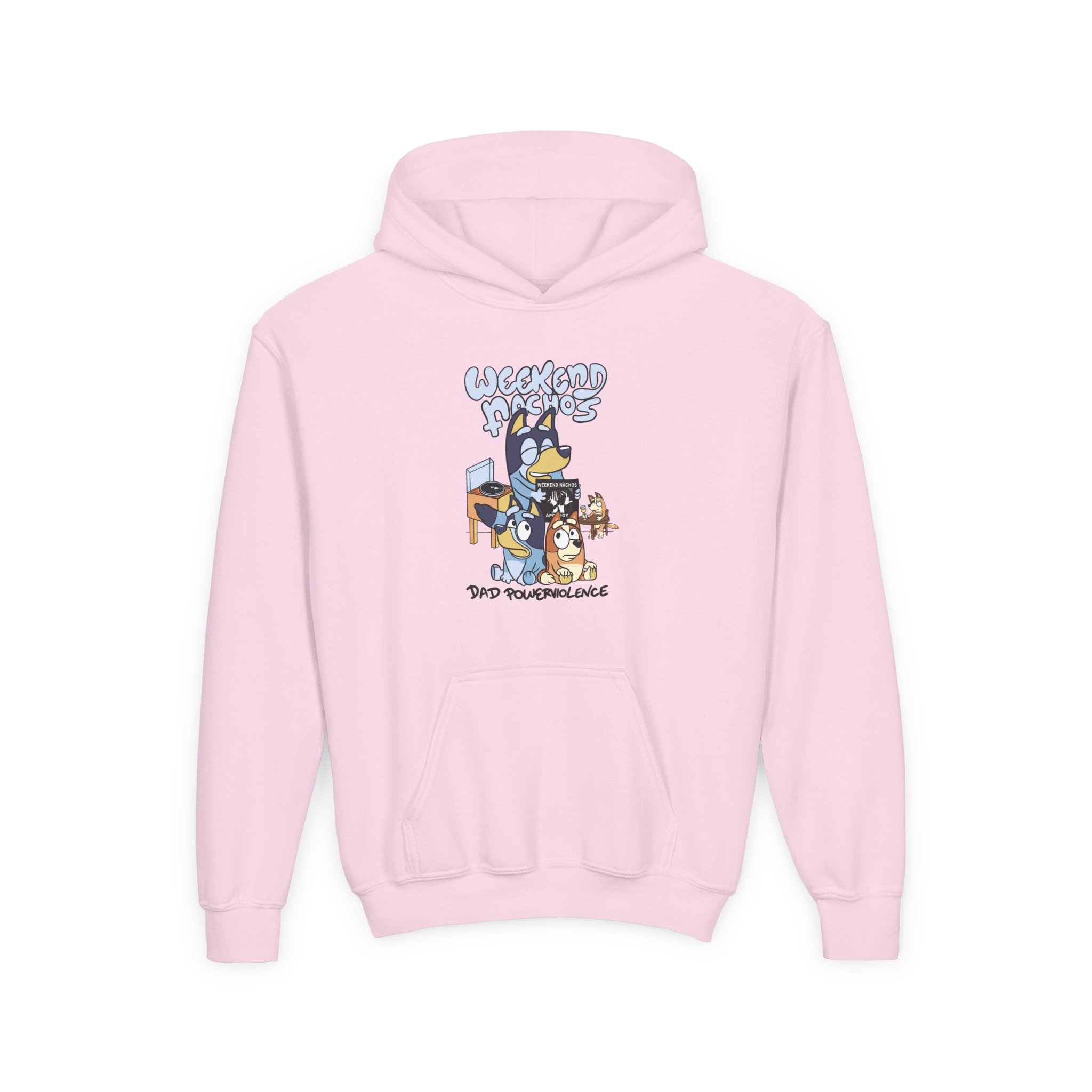 Youth Weekend Nachos Heavy Blend Hooded Sweatshirt - Image 9