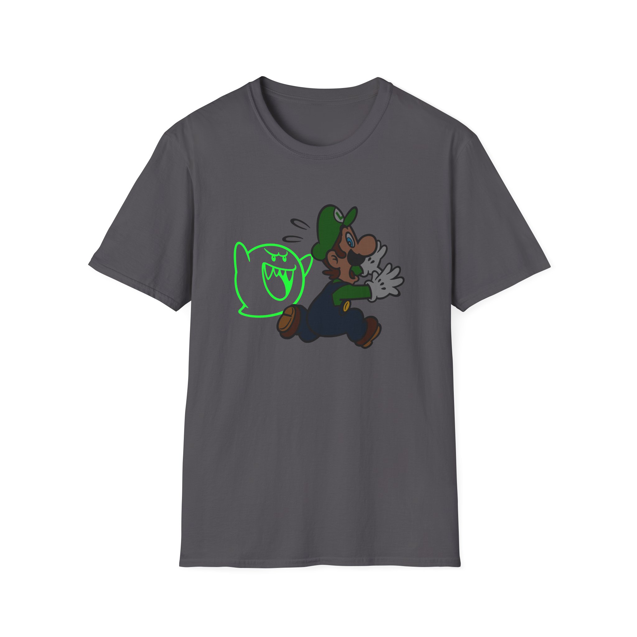 NTD Luigi™ and Boo Unisex Softstyle T-Shirt - Image 19