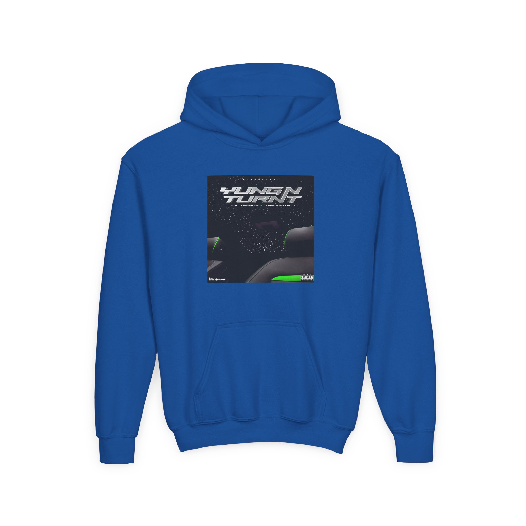 Tay Keith Youth Heavy Blend Hooded Sweatshirt - Image 9