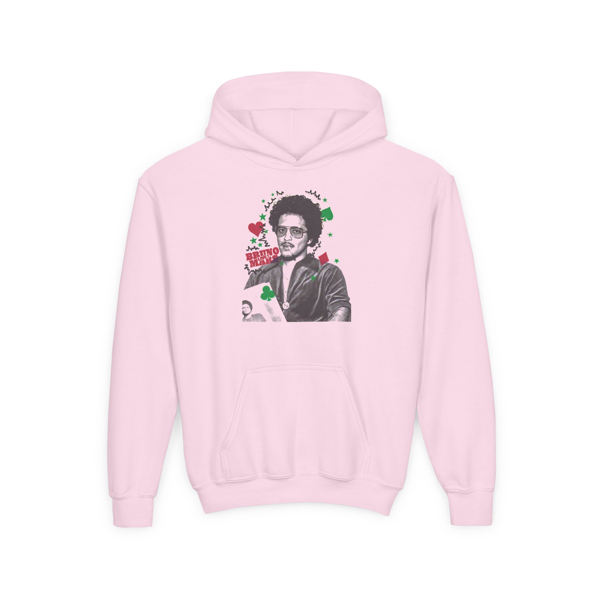 Bruno Mars Live Youth Heavy Blend Hooded Sweatshirt - Image 5