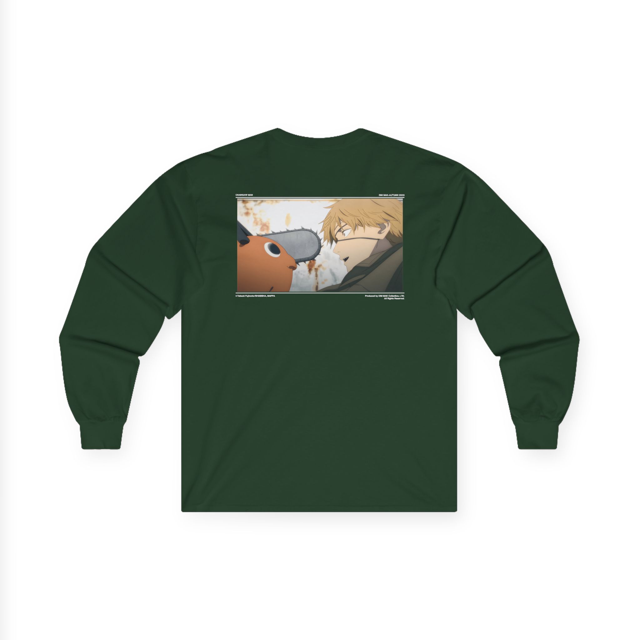 Chainsaw Man X Dim Mak Pochita Unisex Ultra Cotton Long Sleeve Tee - Image 8