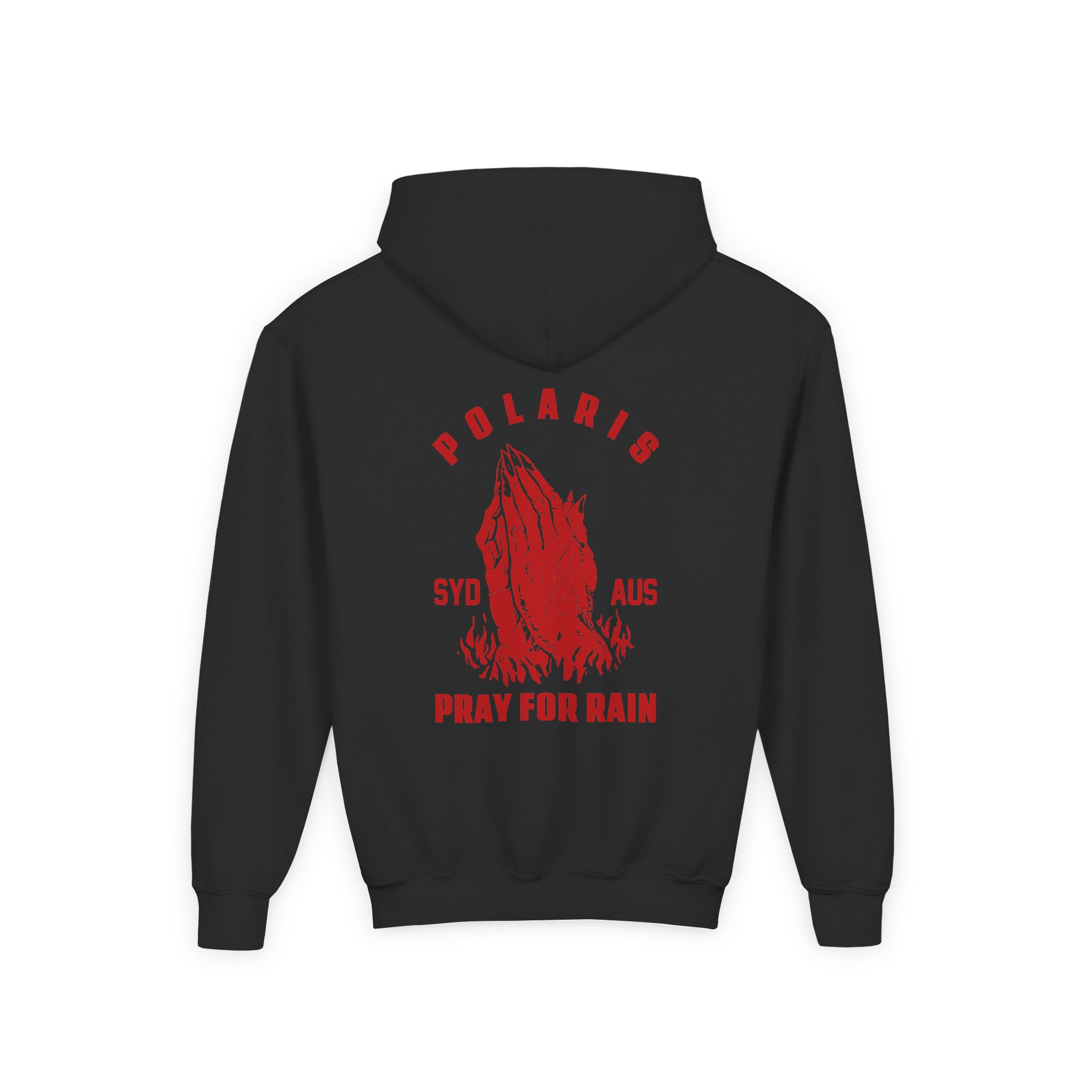 Polaris Pray for Rain Youth Heavy Blend Hooded Sweatshirt - Image 2