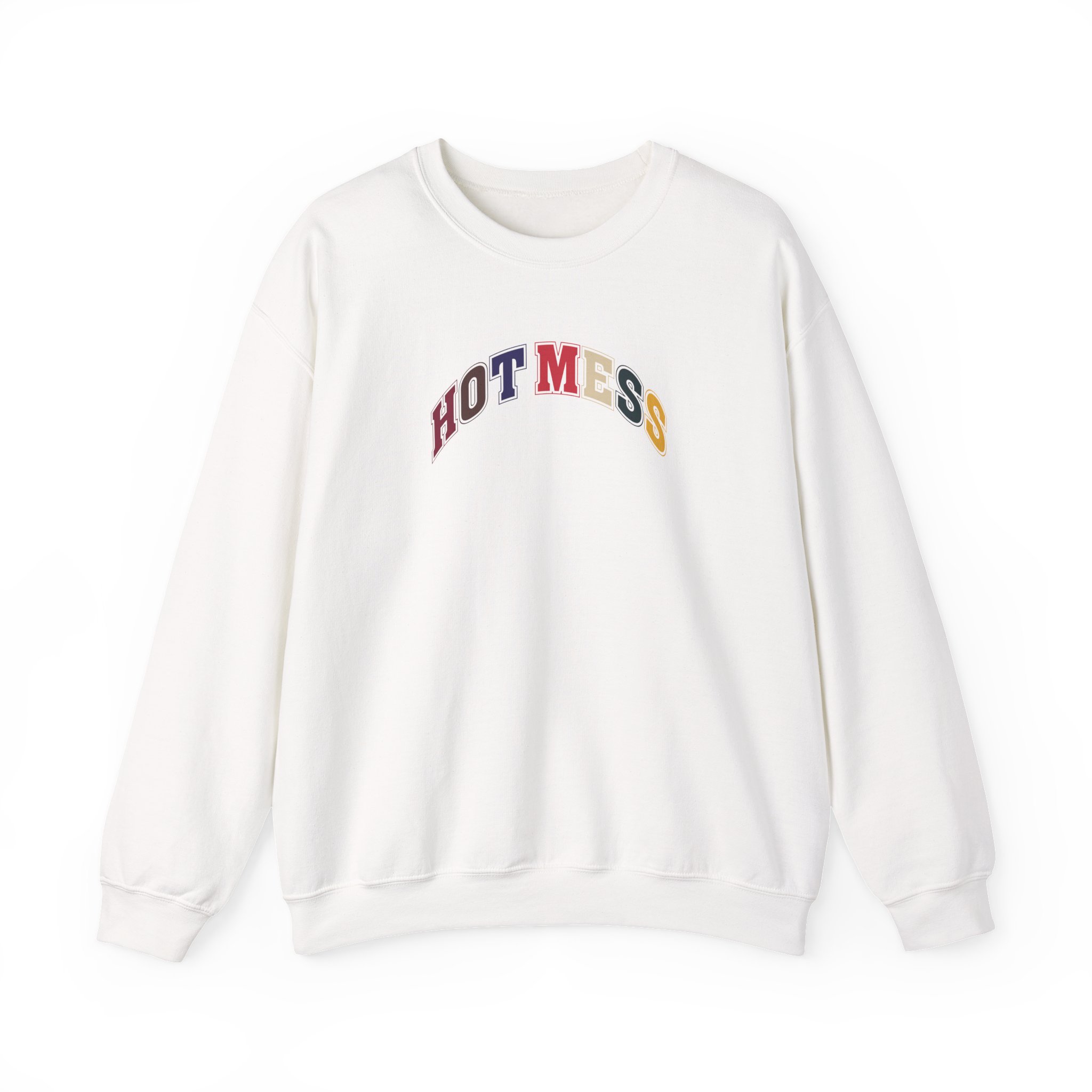 Alix Earle Hot Mess Varsity Unisex Heavy Blend™ Crewneck Sweatshirt