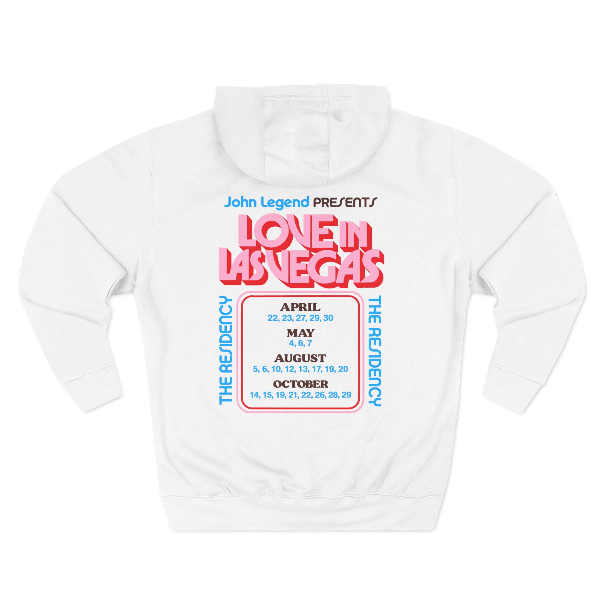 John Legend Love In Las Vegas Three-Panel Fleece Hoodie - Image 2