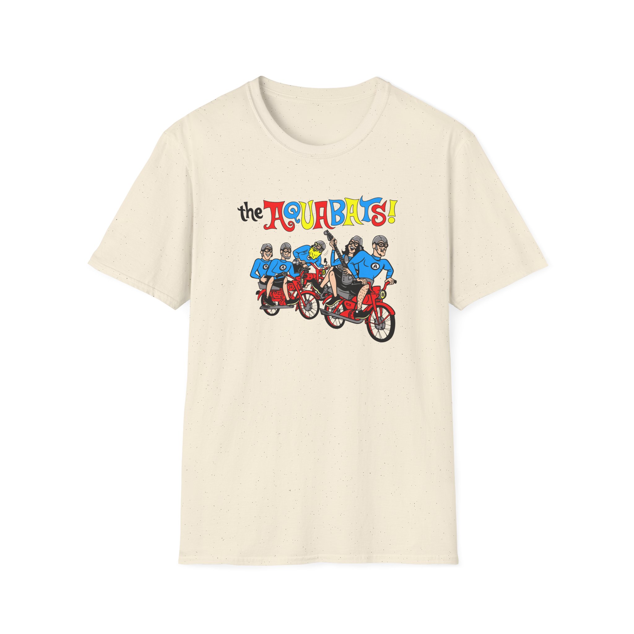 The Aquabats on a Bike! Unisex Softstyle T-Shirt - Image 9