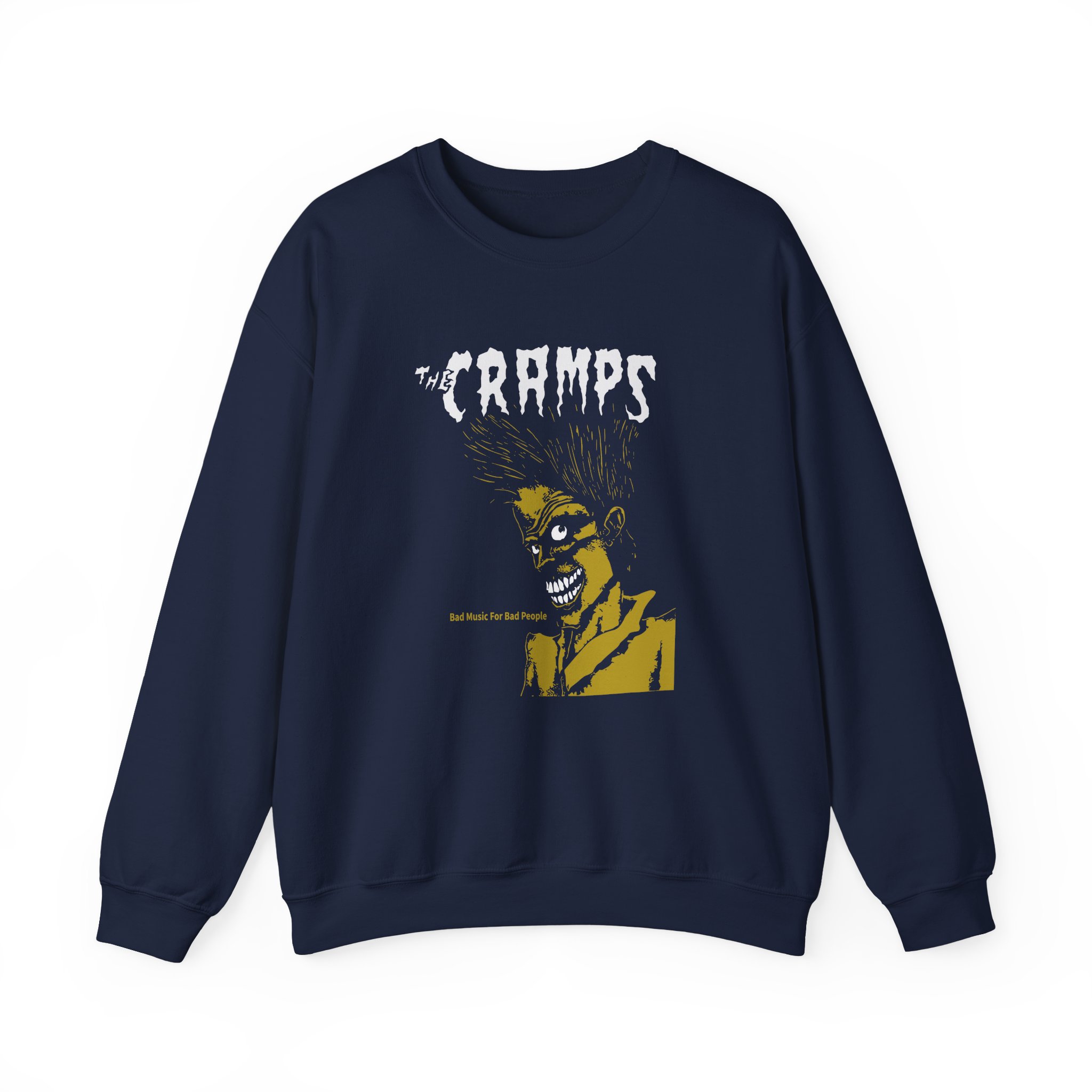 The Cramps Bad Music for Bad People Unisex Heavy Blend™ Crewneck Sweatshirt - Image 5