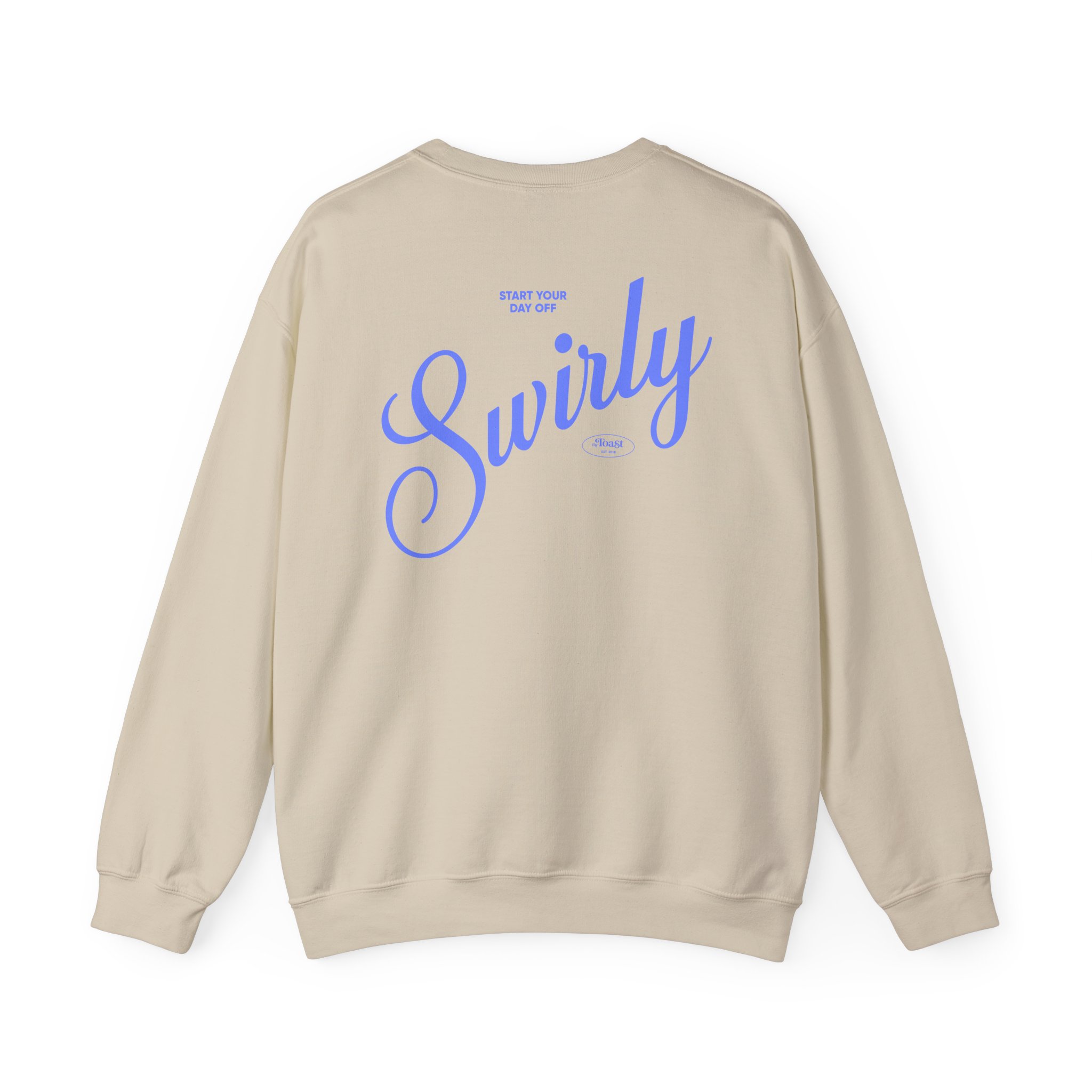 The Toast Swirly Unisex Heavy Blend™ Crewneck Sweatshirt - Image 8
