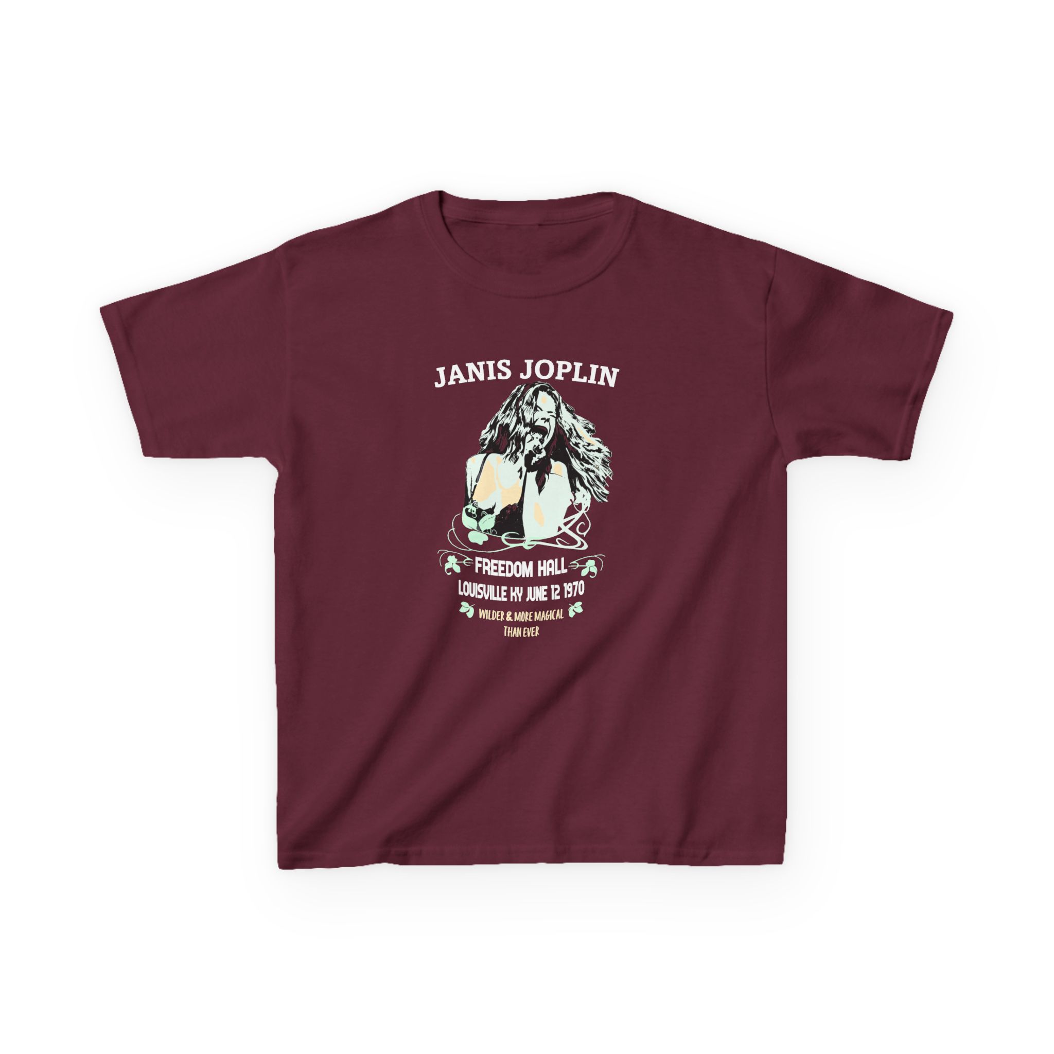 Janis Joplin Freedom Hall Kids Heavy Cotton™ Tee - Image 3