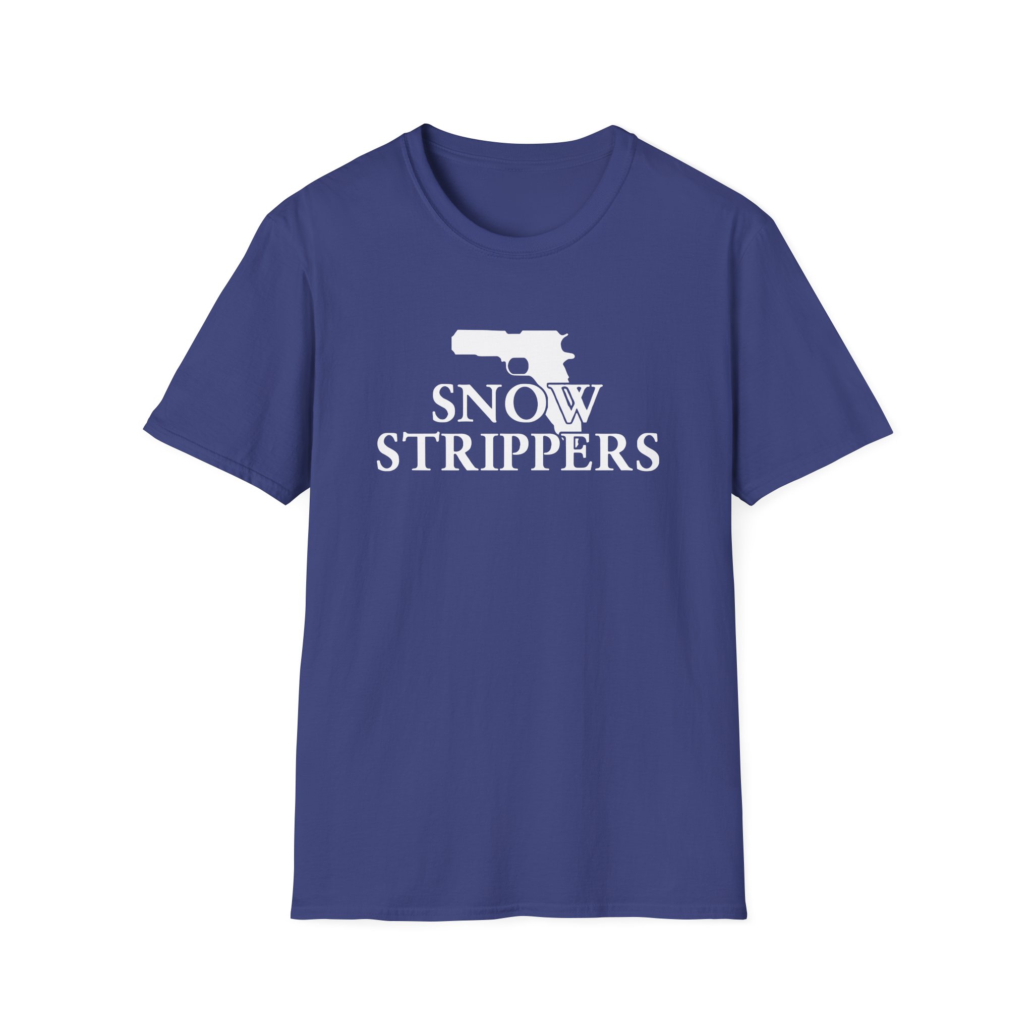 Snow Strippers Unisex Softstyle T-Shirt - Image 17