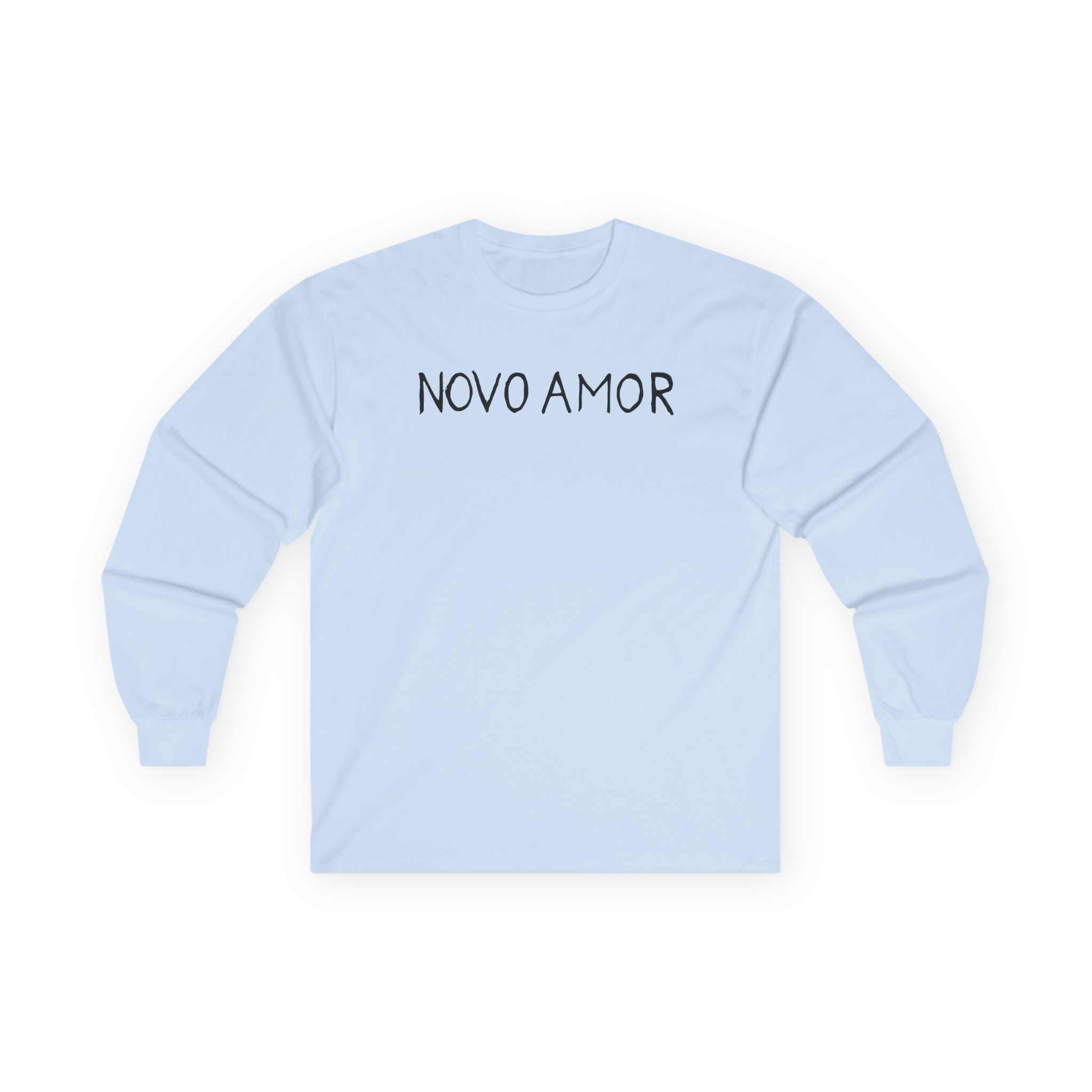 Novo Amor Text Unisex Ultra Cotton Long Sleeve Tee - Image 5