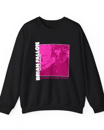 Brian Fallon Not Bad Pink Graphic Unisex Heavy Blend™ Crewneck Sweatshirt