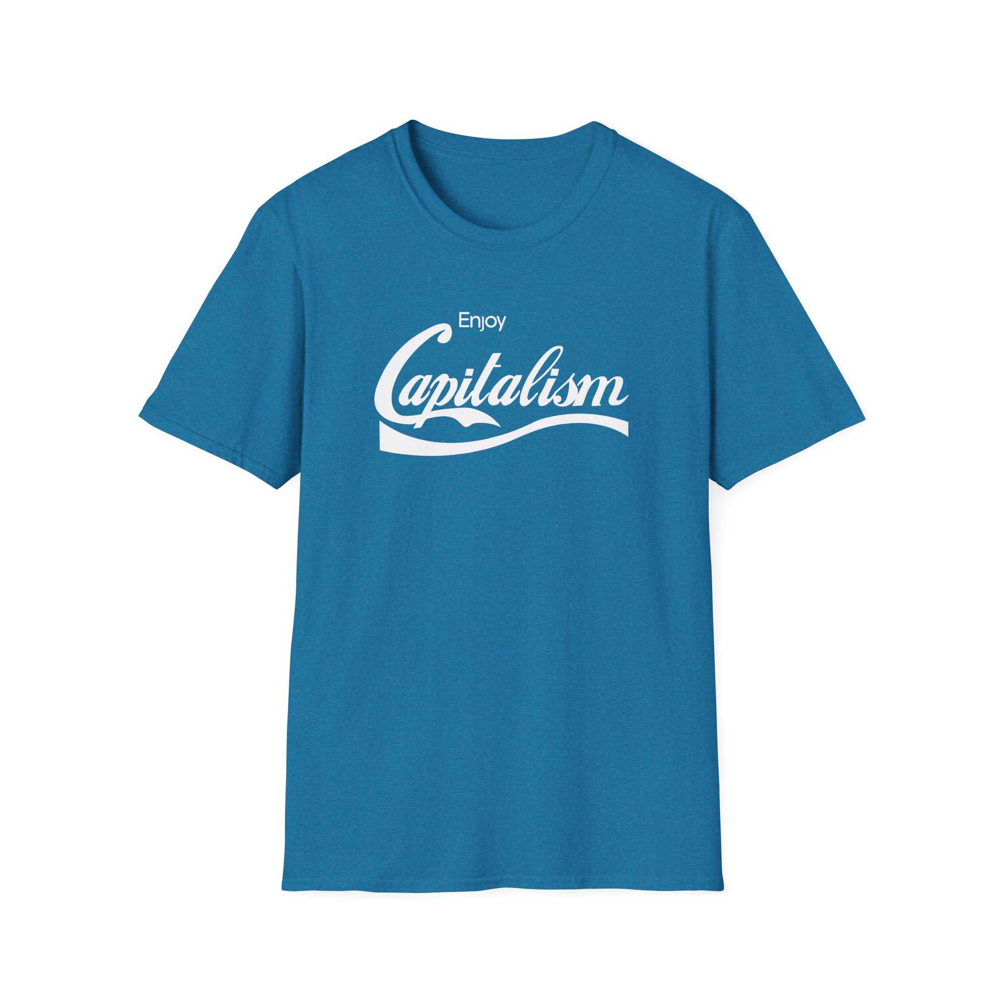 Valuetainment Enjoy Capitalism Unisex Softstyle T-Shirt - Image 13