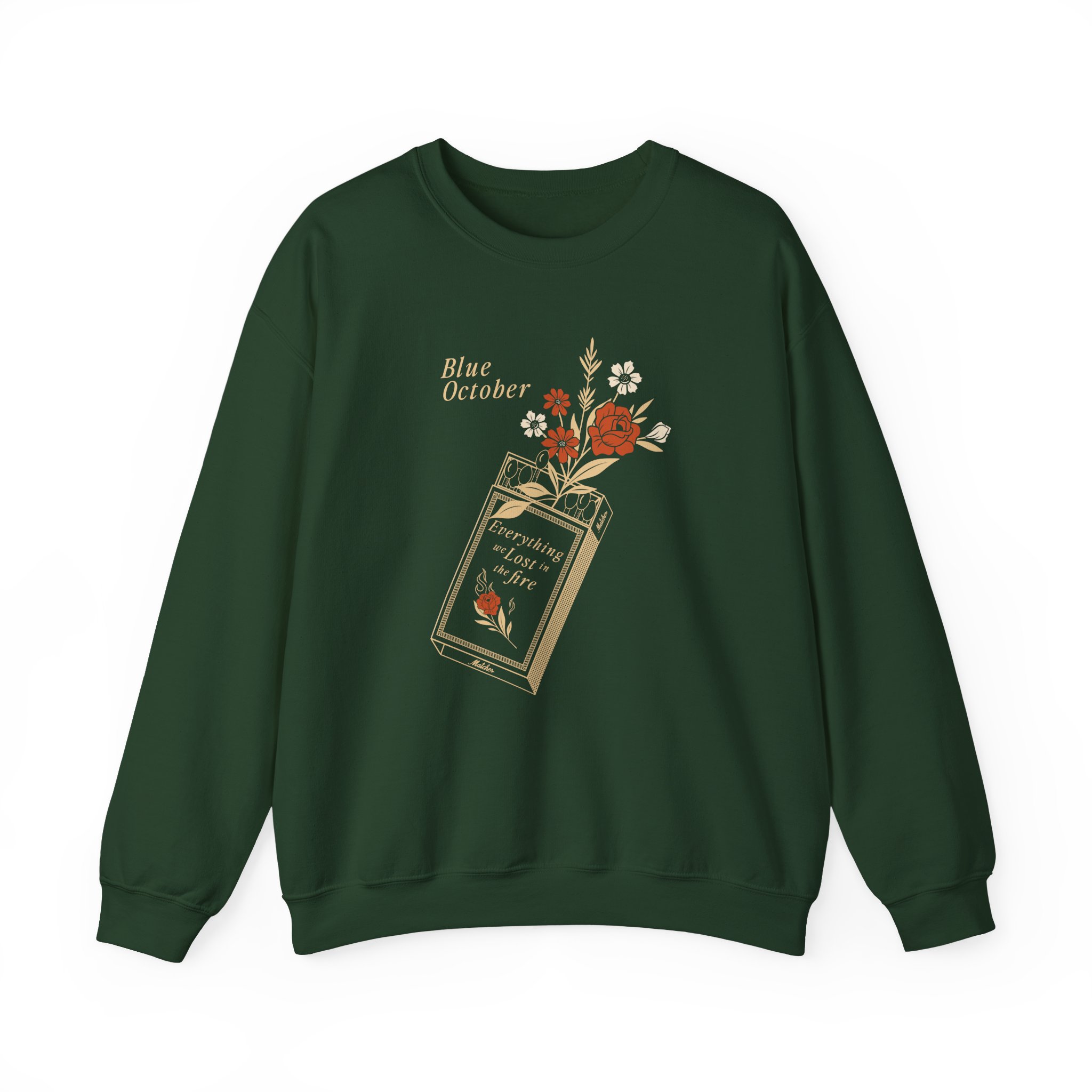 Blue October Everything We Lost in the Fire Unisex Heavy Blend™ Crewneck Sweatshirt - Image 5