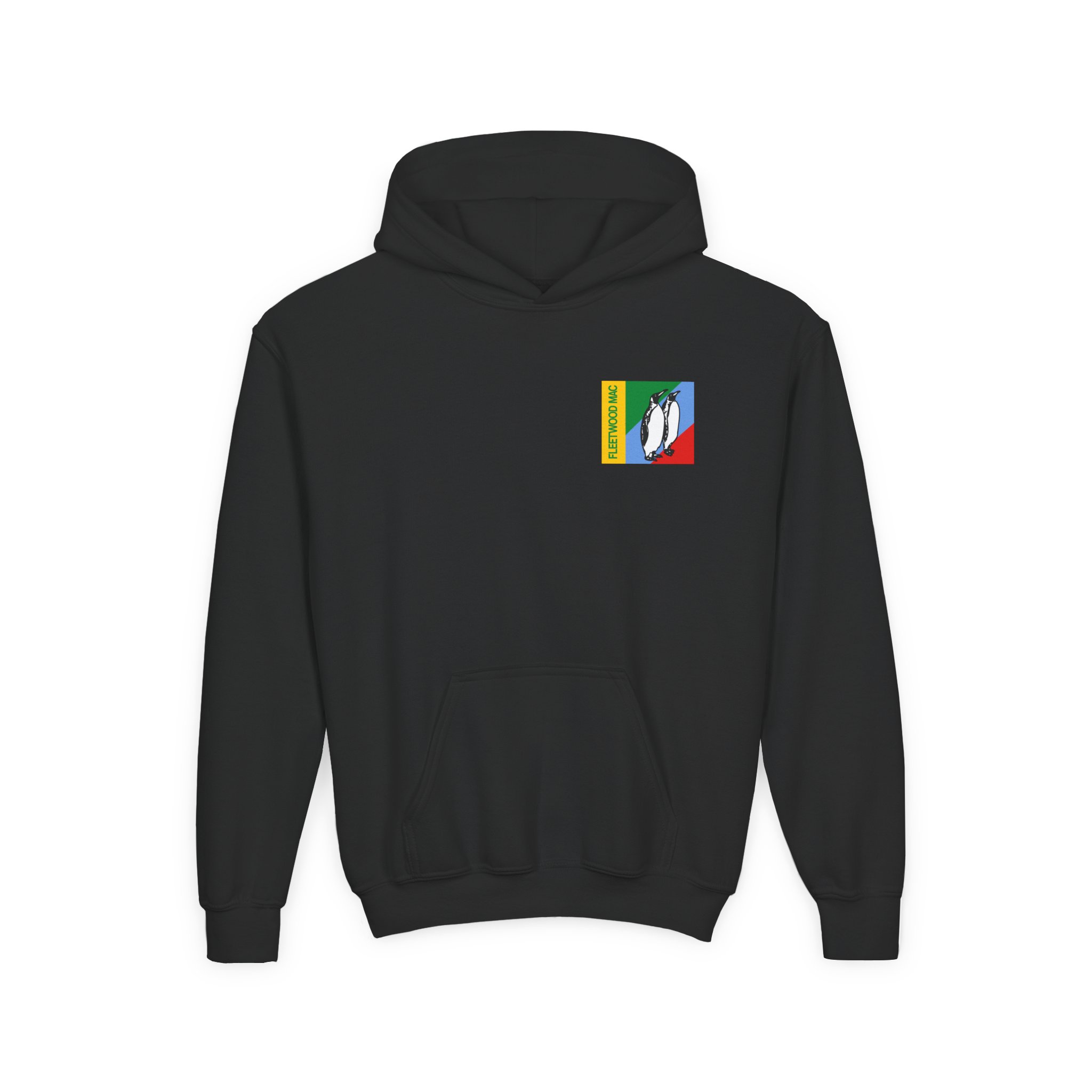 Fleetwood Mac Duo Penguin Collared Youth Heavy Blend Hooded Sweatshirt - Image 3