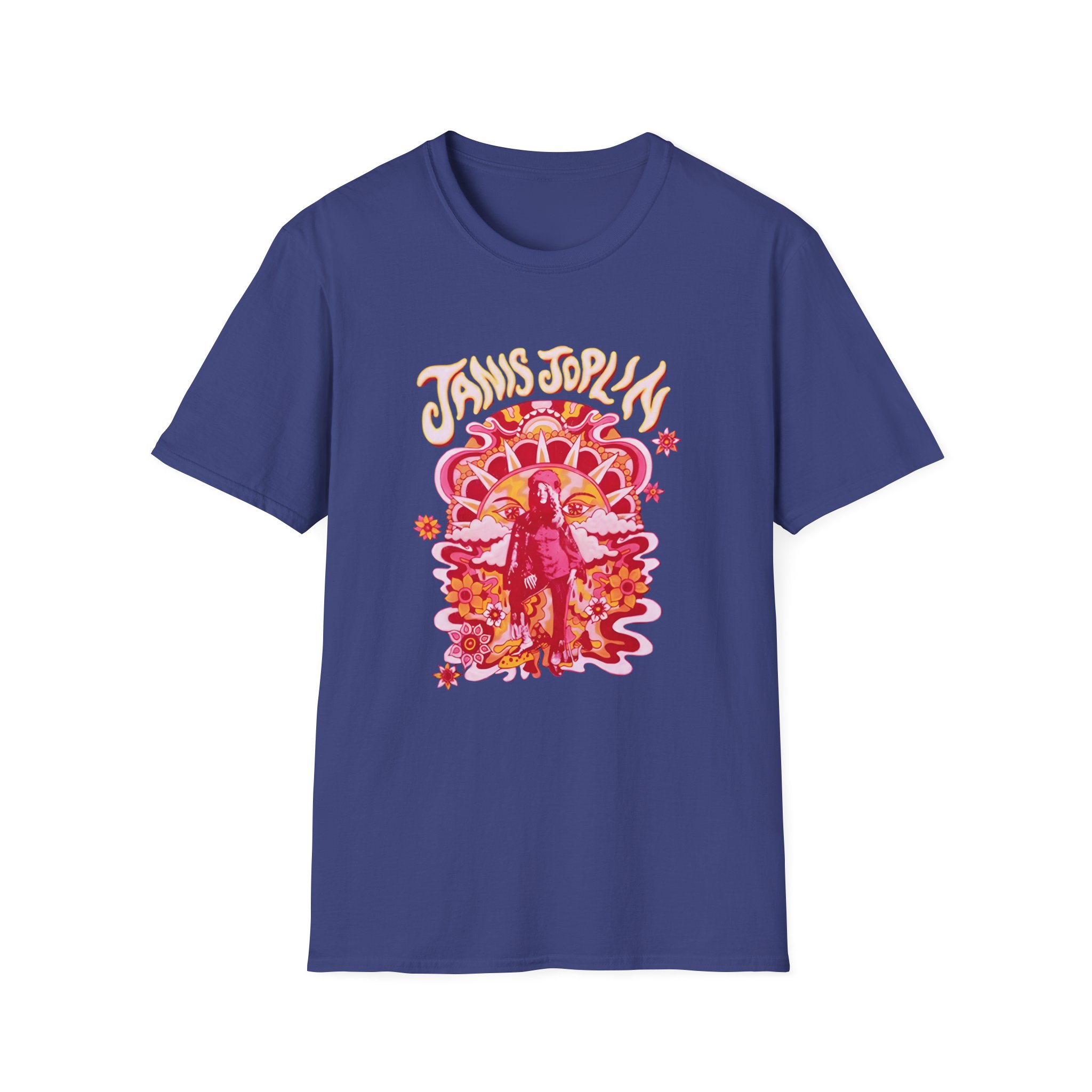 Janis Joplin Groovy Unisex Softstyle T-shirt - Image 17