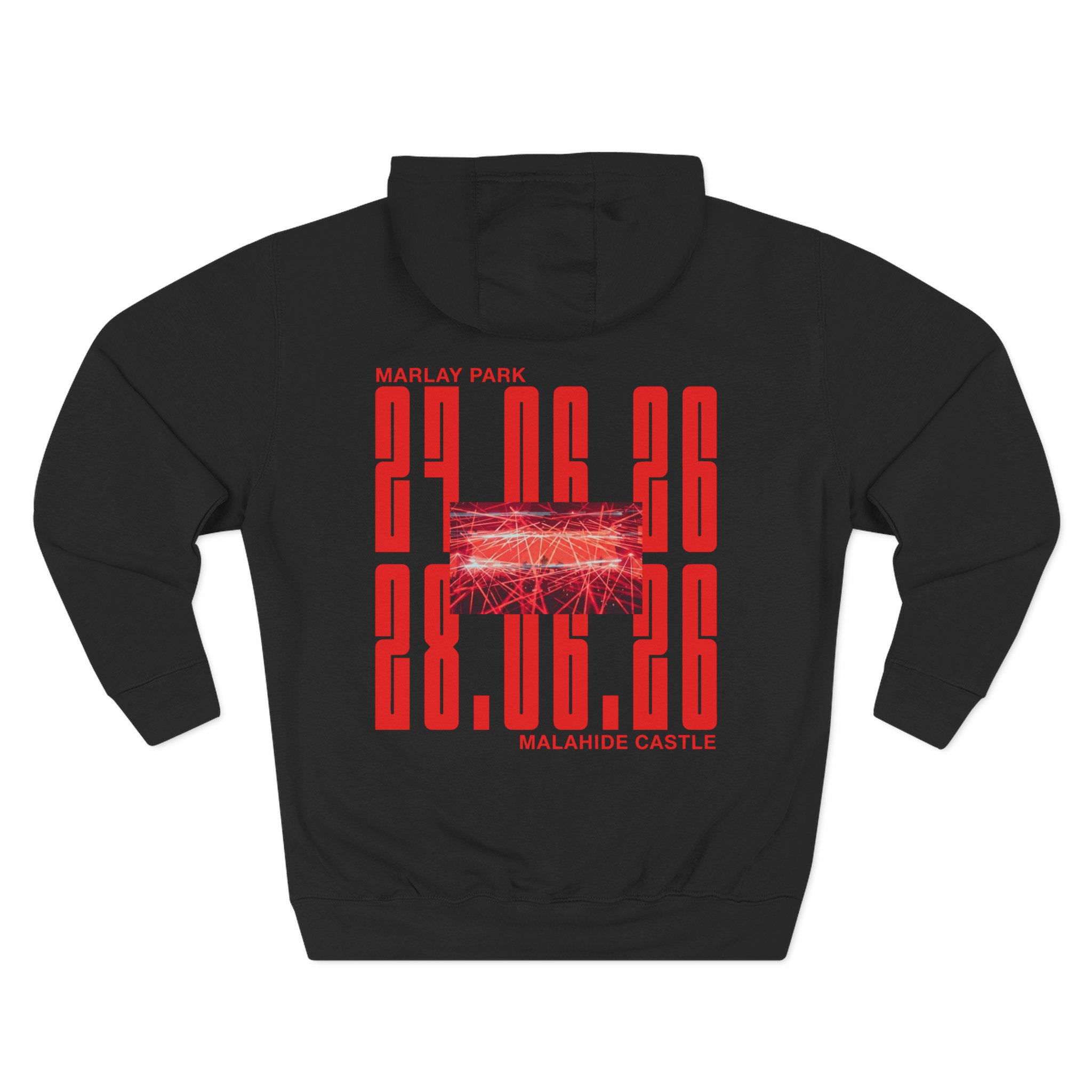 Calvin Harris Malahide Castle Tour Three-Panel Fleece Hoodie - Image 2