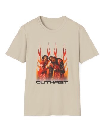 Outkast Outkast Flames Unisex Softstyle T-Shirt