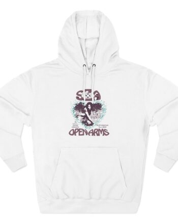 Sza Sos Open Arms Tour Three-Panel Fleece Hoodie