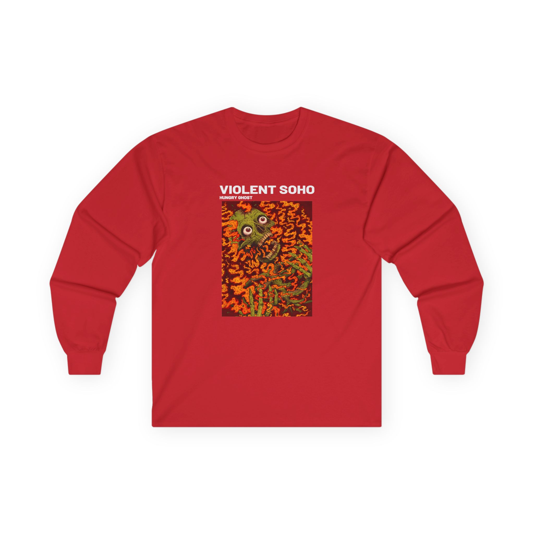 Violent Soho Hungry Ghost Unisex Ultra Cotton Long Sleeve Tee - Image 17